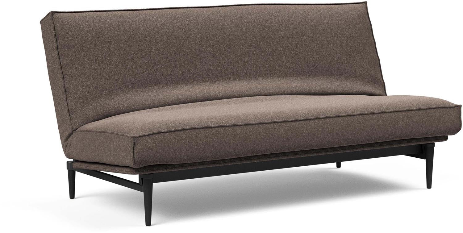 Entdecken Sie das stilvolle Colpus Bettsofa 140 Sharp Plus in edler schwarzer Eiche von Innovation Living – perfekt für moderne Wohnräume.