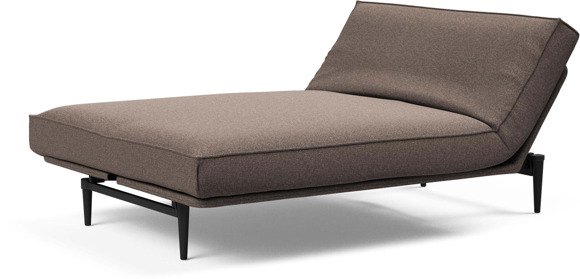 Entdecken Sie das stilvolle Colpus Bettsofa 140 Sharp Plus in edler schwarzer Eiche von Innovation Living – perfekt für moderne Wohnräume.