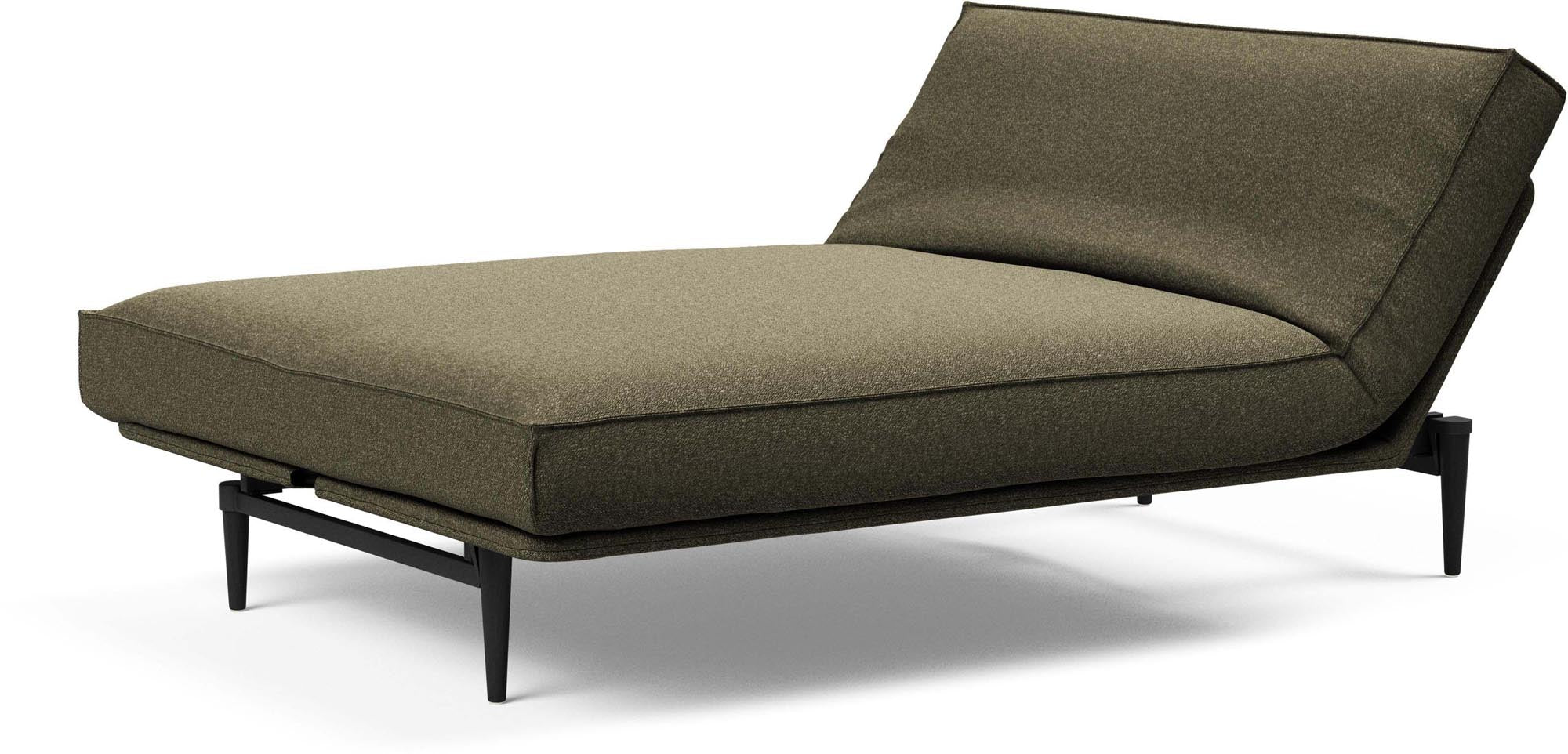 Entdecken Sie das Colpus Bettsofa 140 Sharp Plus Cover in edlem Eiche schwarz. Ideal für kleine Räume, vereint es Funktionalität und modernen Stil.
