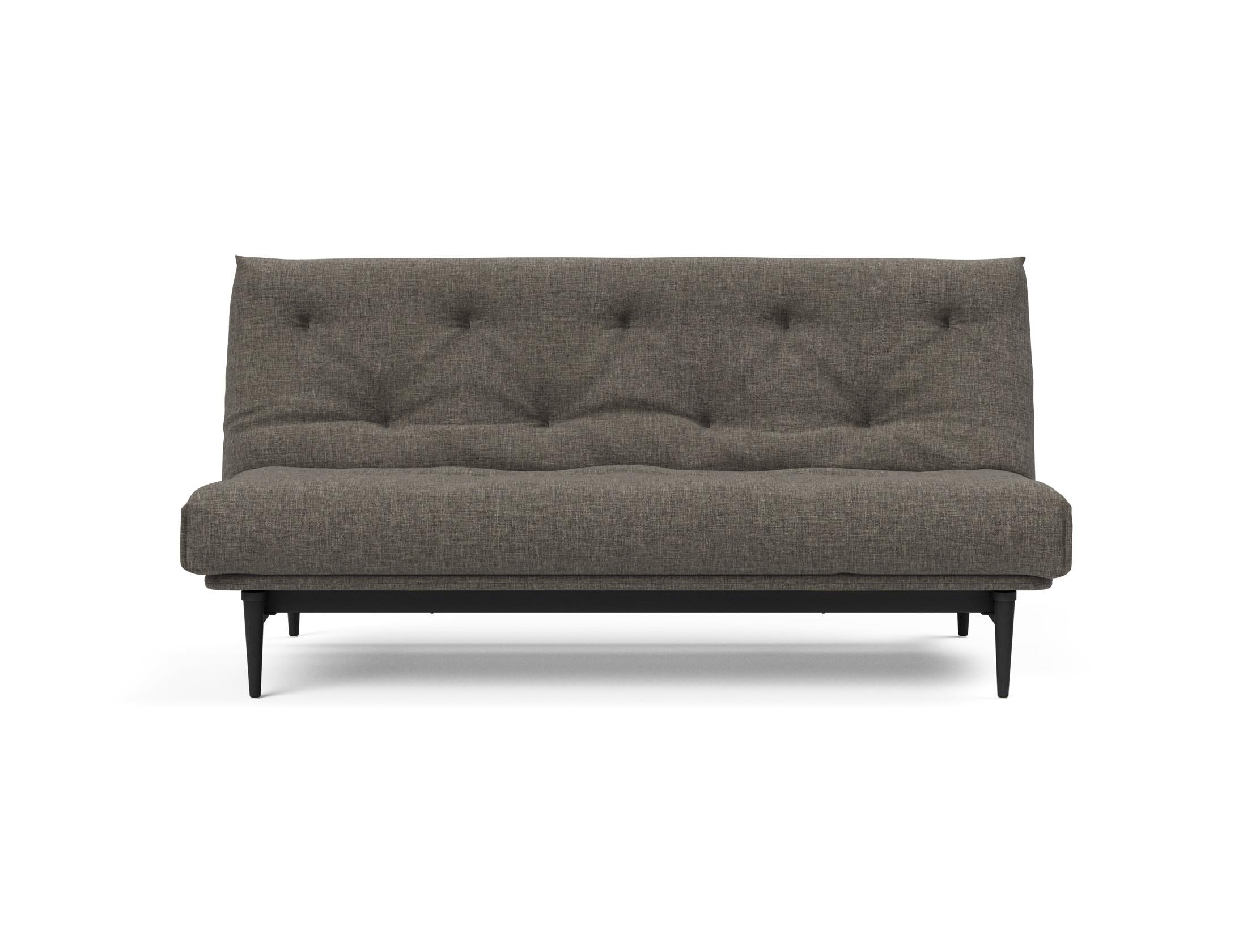 Erleben Sie das Colpus Bettsofa 140 in Nordic Eiche schwarz – ein elegantes Möbelstück, das als Sofa und Bett höchsten Komfort bietet.