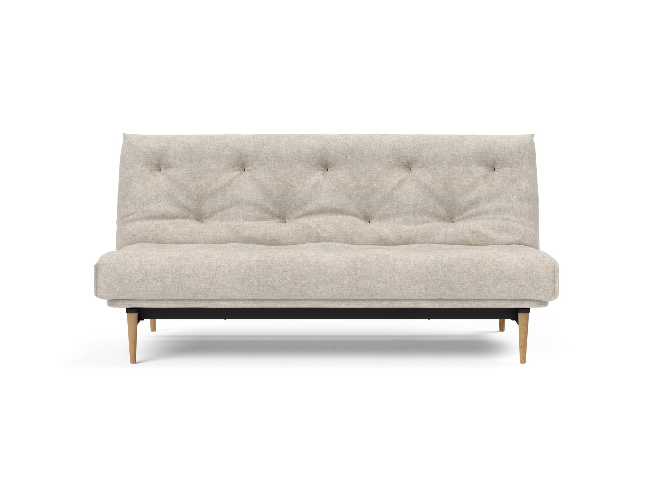 Entdecken Sie das Colpus Bettsofa 140 Nordic: Elegantes Design, weiche Federkernmatratze und abnehmbarer Bezug für optimalen Komfort und Langlebigkeit.