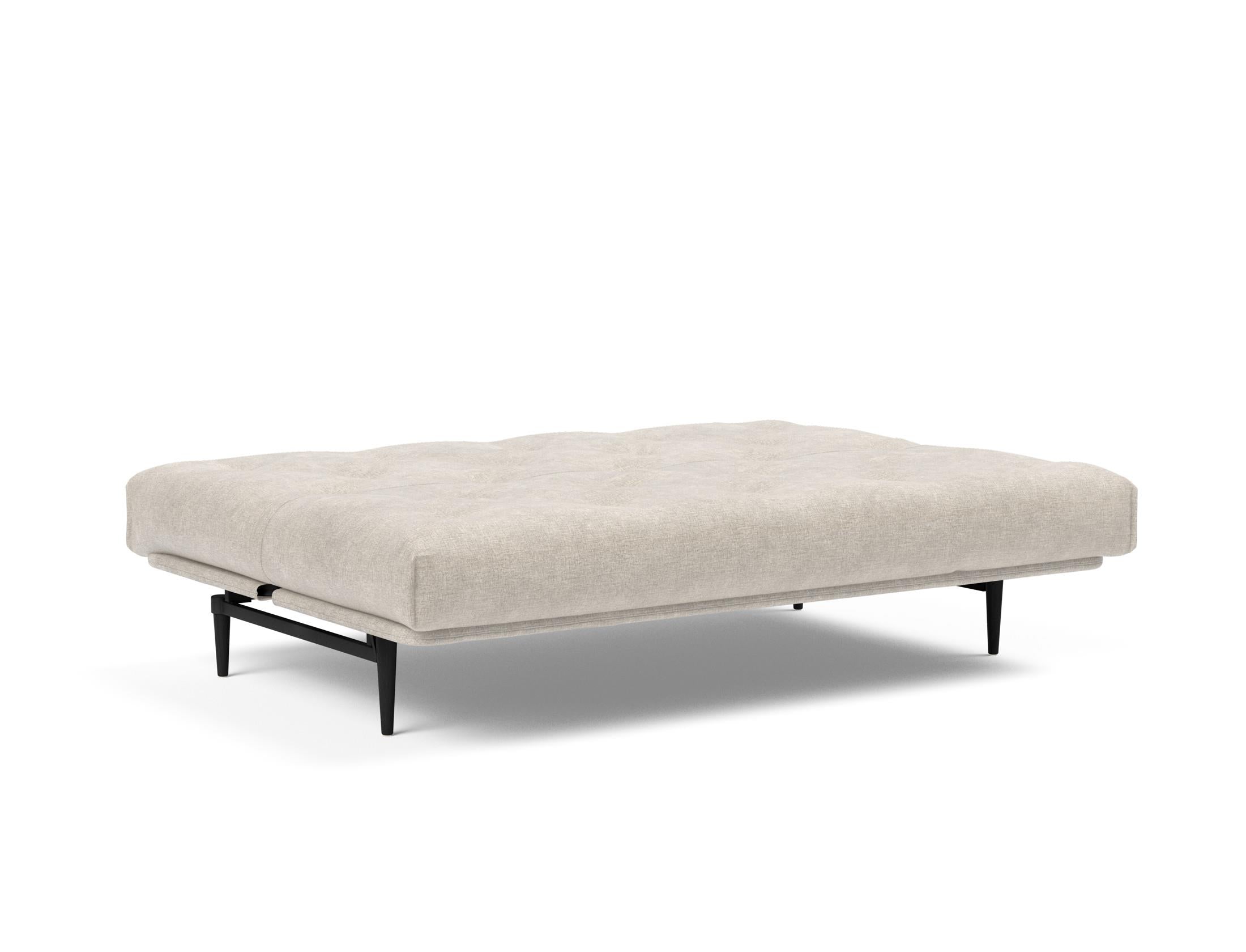 Entdecken Sie das Colpus Bettsofa 140 in Nordic Eiche schwarz – stilvolles Design trifft auf multifunktionalen Komfort für Ihr Zuhause.