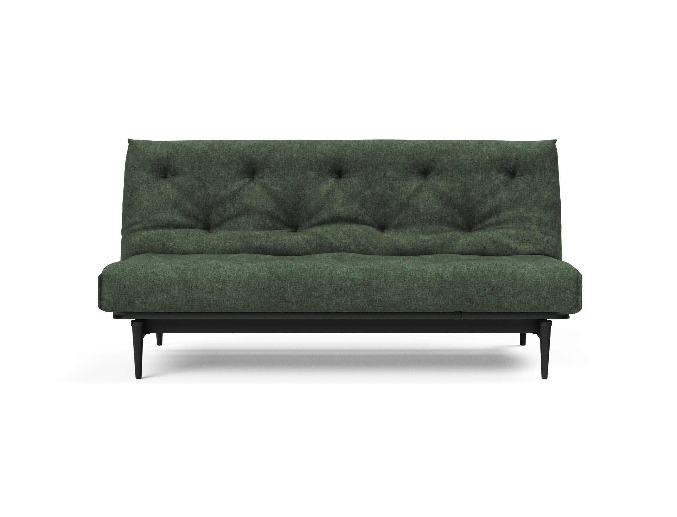Erleben Sie das Colpus Bettsofa 140 in Nordic Eiche schwarz von Innovation Living – stilvolles Design, robuste Bauweise und vielseitige Schlaflösungen.