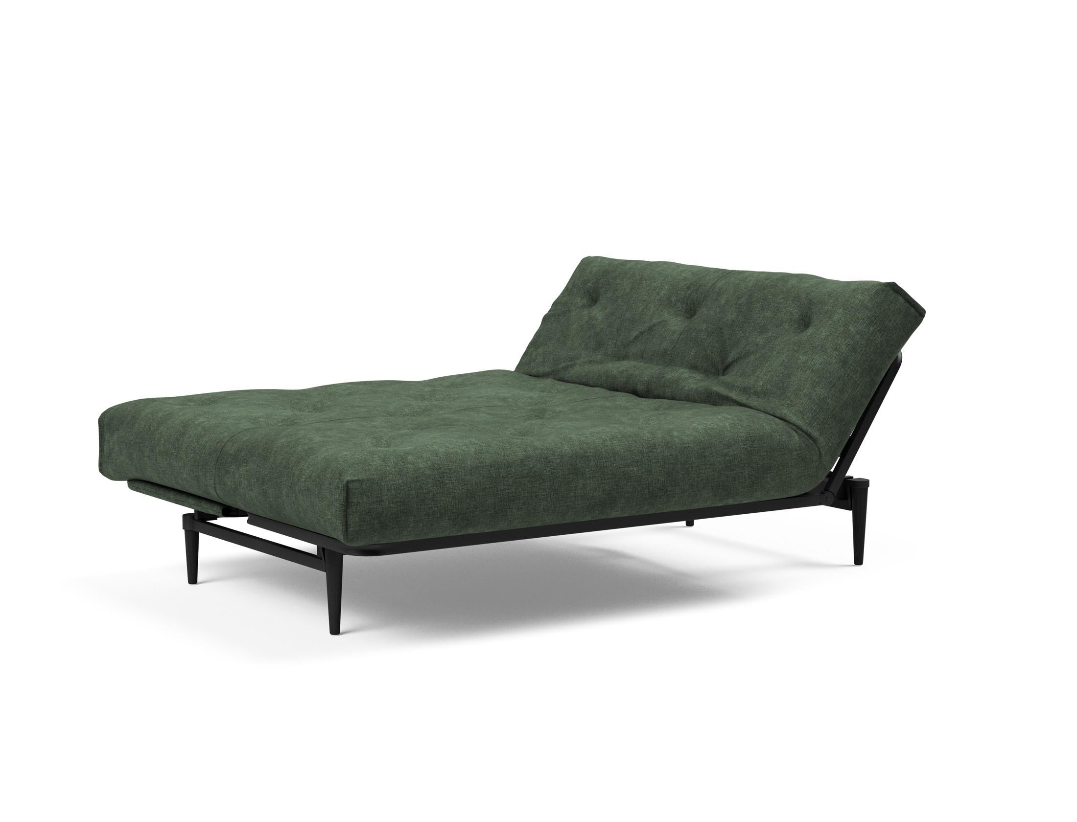 Erleben Sie das Colpus Bettsofa 140 in Nordic Eiche schwarz von Innovation Living – stilvolles Design, robuste Bauweise und vielseitige Schlaflösungen.