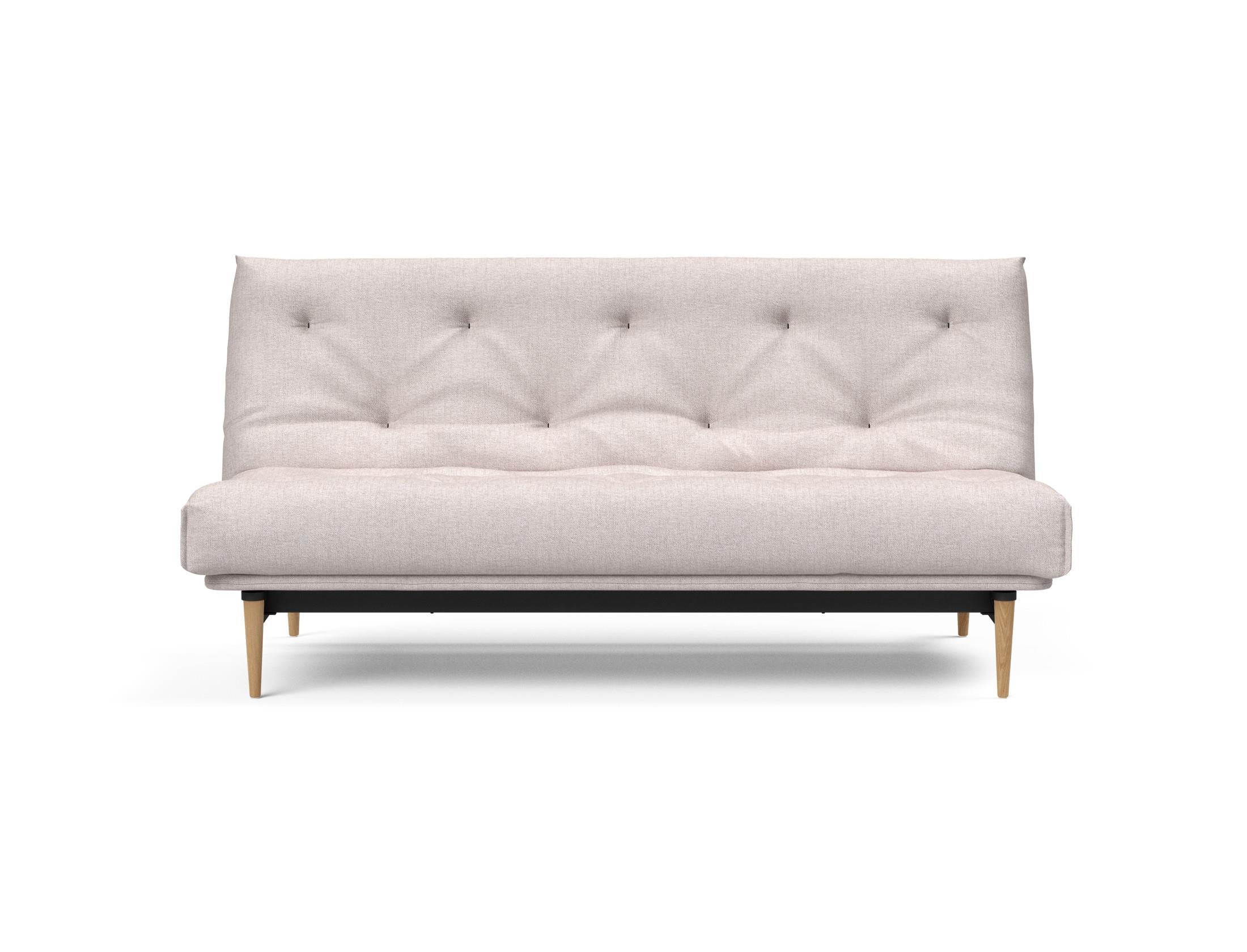 Entdecken Sie das Colpus Bettsofa 140 Nordic: Elegantes Design, weiche Federkernmatratze und abnehmbarer Bezug für optimalen Komfort und Langlebigkeit.