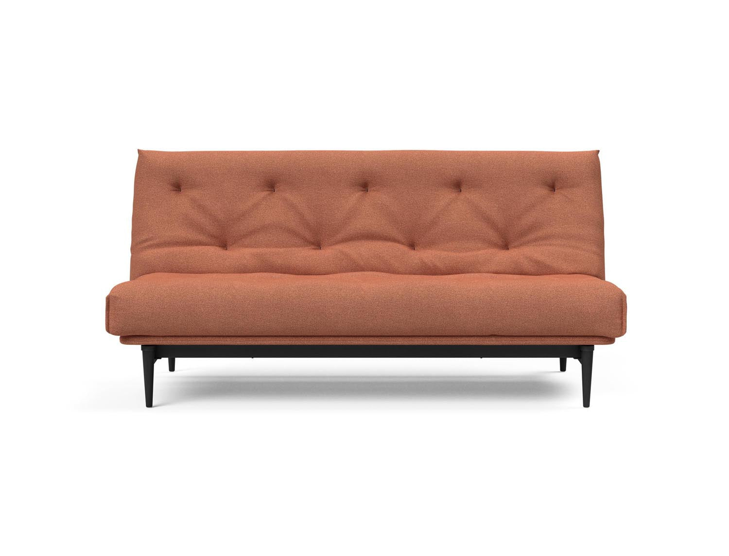 Erleben Sie das Colpus Bettsofa 140 in Nordic Eiche schwarz – ein elegantes Möbelstück, das als Sofa und Bett höchsten Komfort bietet.