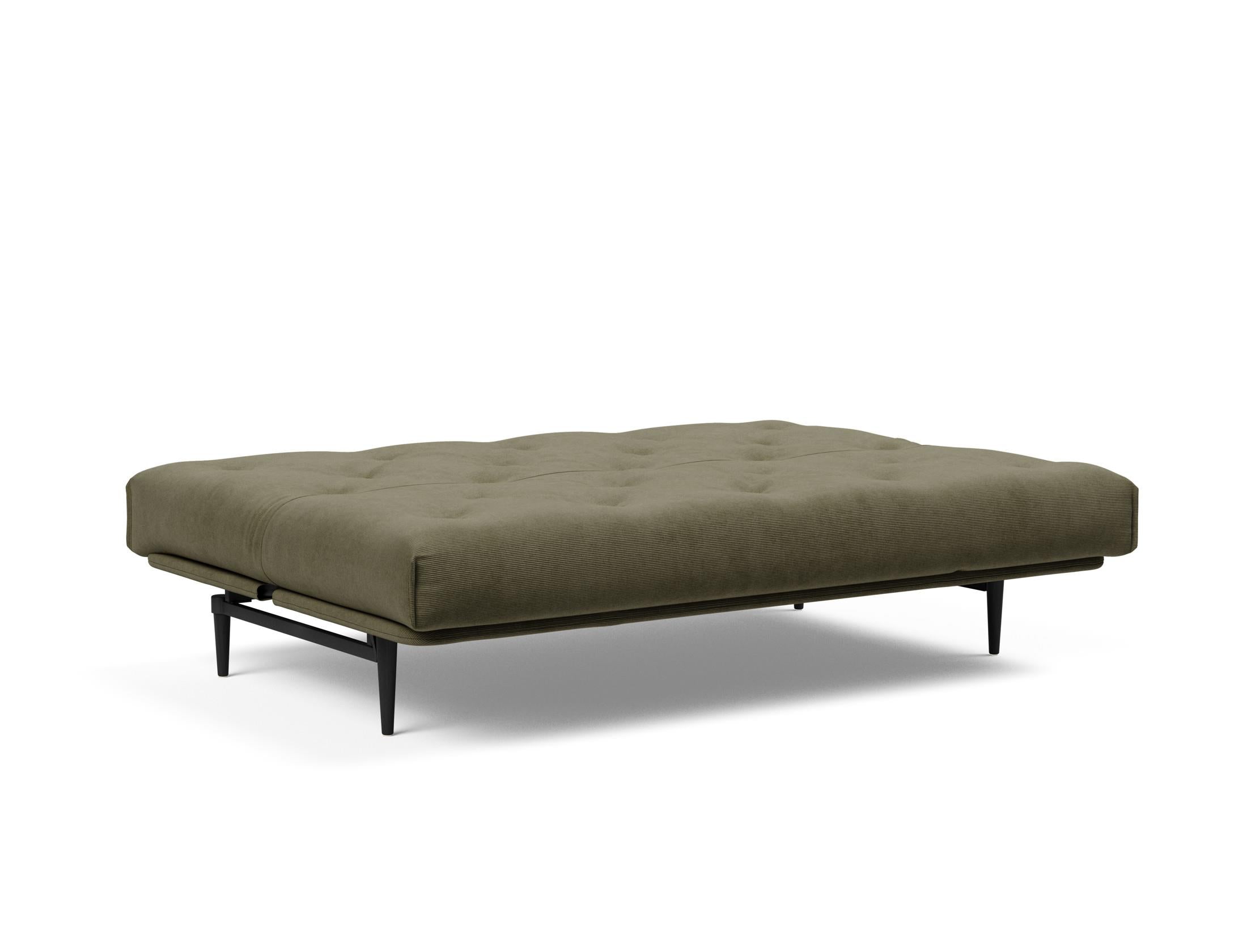Entdecken Sie das Colpus Bettsofa 140 in Nordic Eiche schwarz – stilvolles Design trifft auf multifunktionalen Komfort für Ihr Zuhause.