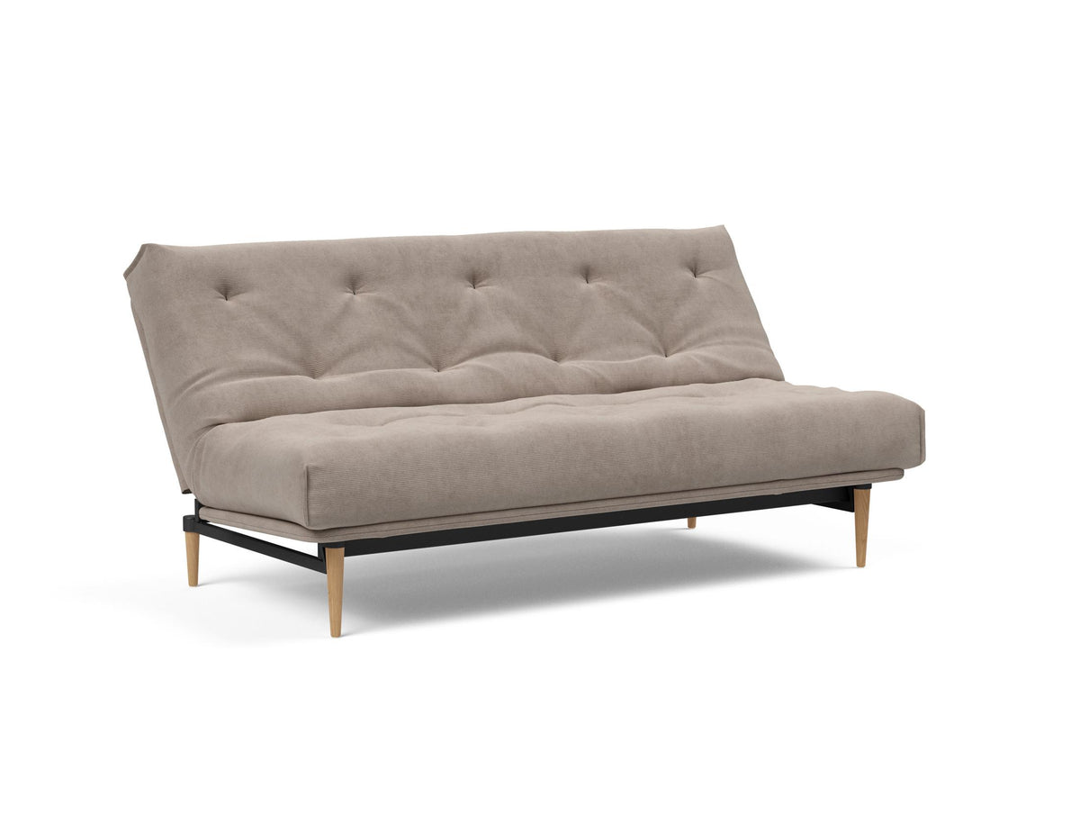 Colpus Bettsofa 140 Nordic mit Gestellbezug Soft Spring in 318 Cordufine Beige präsentiert im Onlineshop von KAQTU Design AG. Bettsofa ist von Innovation Living