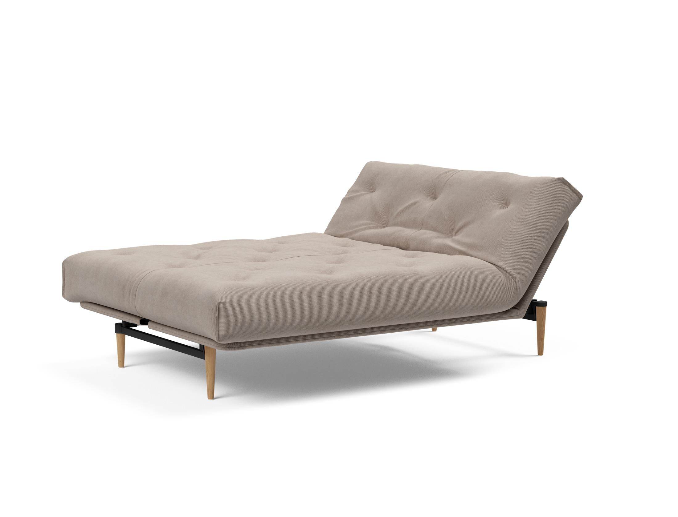 Entdecken Sie das Colpus Bettsofa 140 Nordic: Elegantes Design, weiche Federkernmatratze und abnehmbarer Bezug für optimalen Komfort und Langlebigkeit.