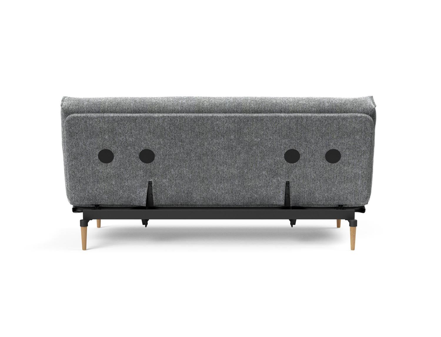 Entdecken Sie das Colpus Bettsofa 140 Nordic – ein elegantes Möbelstück, das tagsüber als Sofa und nachts als komfortables Bett dient.
