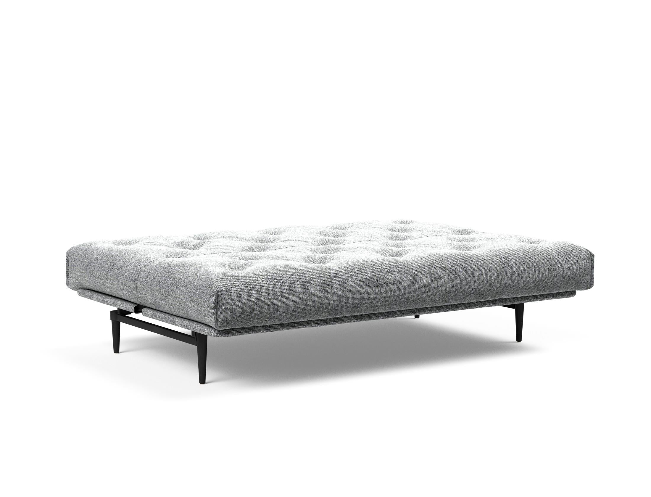 Entdecken Sie das Colpus Bettsofa 140 in Nordic Eiche schwarz – stilvolles Design trifft auf multifunktionalen Komfort für Ihr Zuhause.