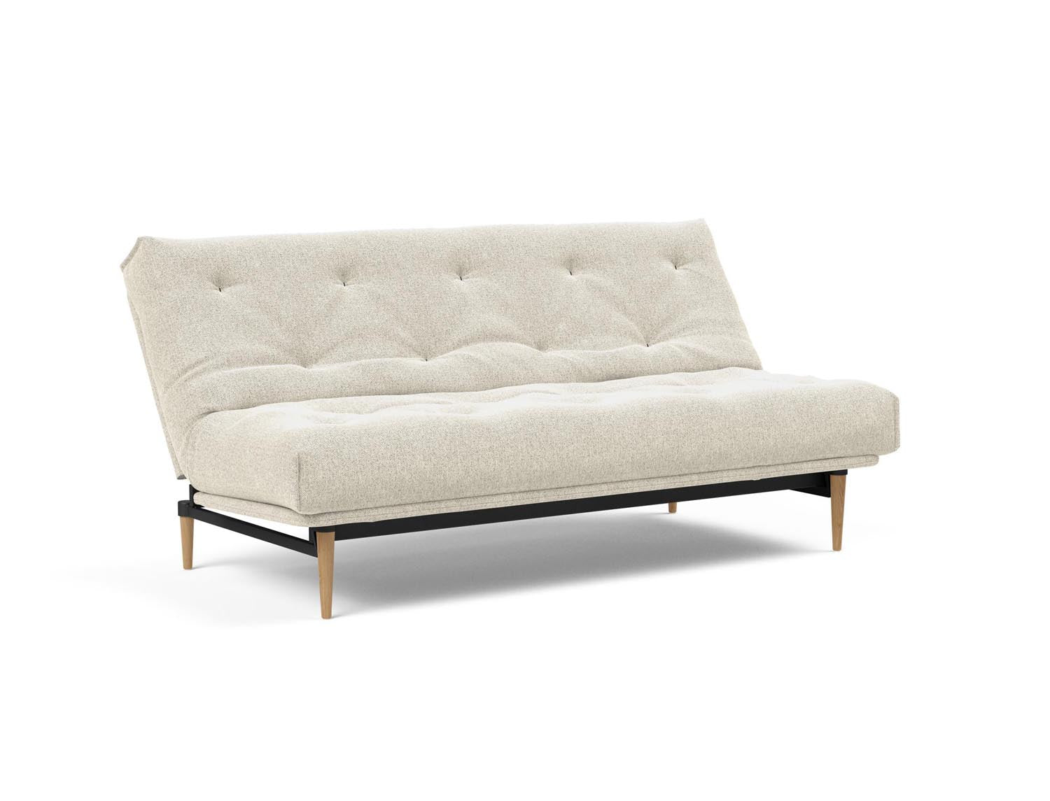 Erleben Sie das Colpus Bettsofa 140 Nordic: Stilvolles Möbelstück mit Soft Spring Matratze und praktischem, abnehmbarem Bezug für höchsten Komfort.