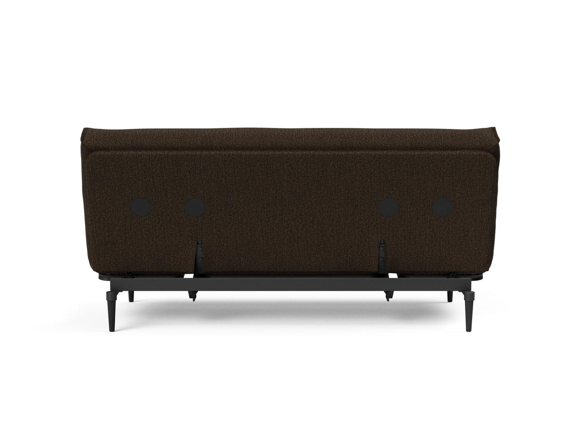 Colpus Bettsofa 140 Nordic Eiche schwarz Soft Spring in 358 Taura Chocco präsentiert im Onlineshop von KAQTU Design AG. Bettsofa ist von Innovation Living