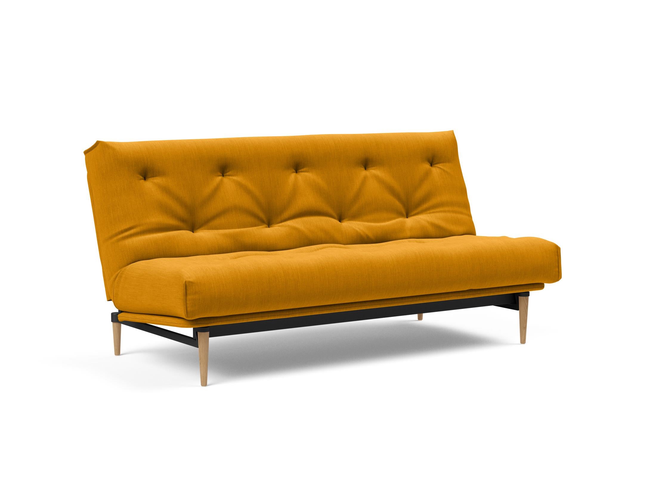 Erleben Sie das Colpus Bettsofa 140 Nordic: Stilvolles Möbelstück mit Soft Spring Matratze und praktischem, abnehmbarem Bezug für höchsten Komfort.