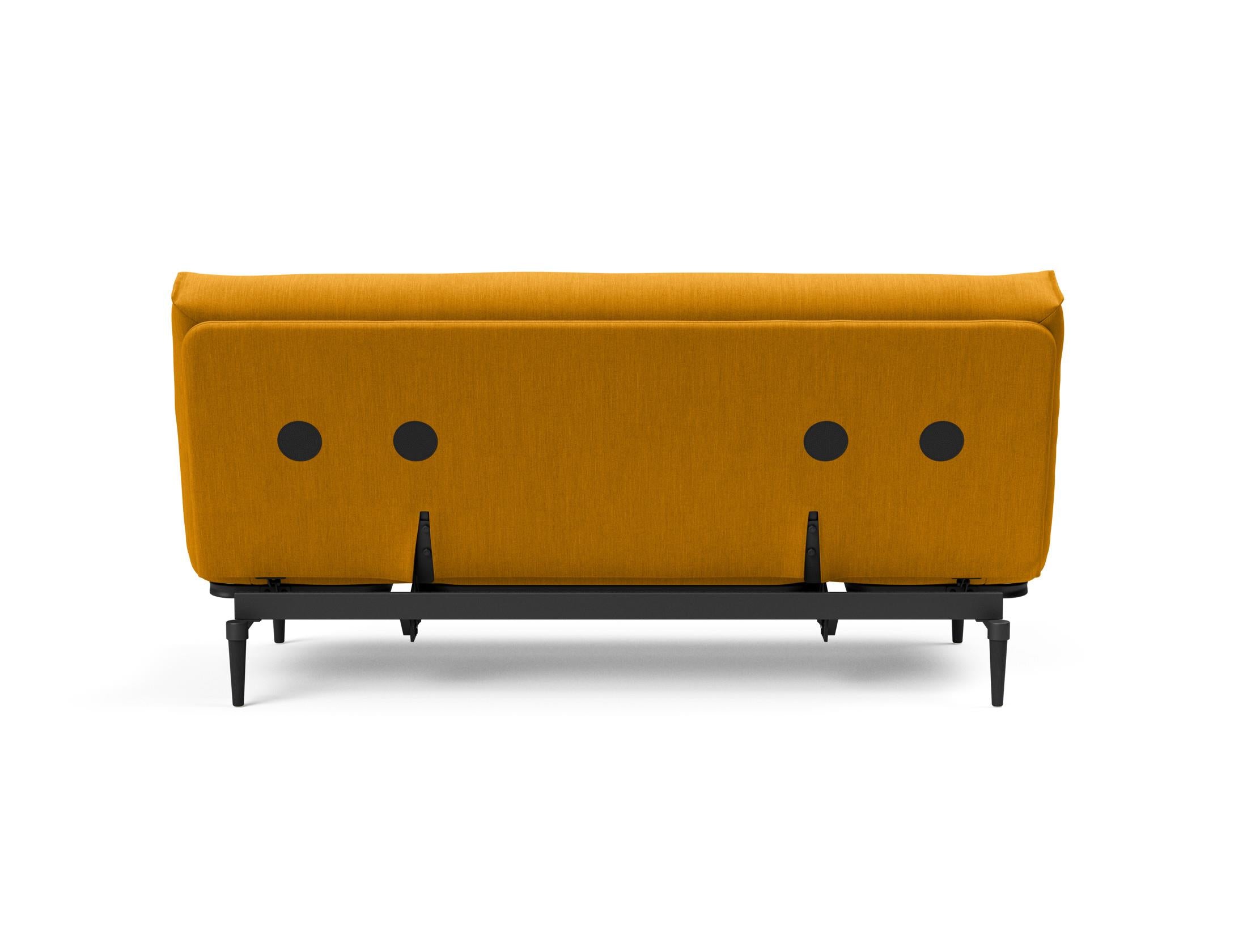 Entdecken Sie das Colpus Bettsofa 140 in Nordic Eiche schwarz von Innovation Living – perfekter Komfort und modernes Design für Ihr Zuhause.