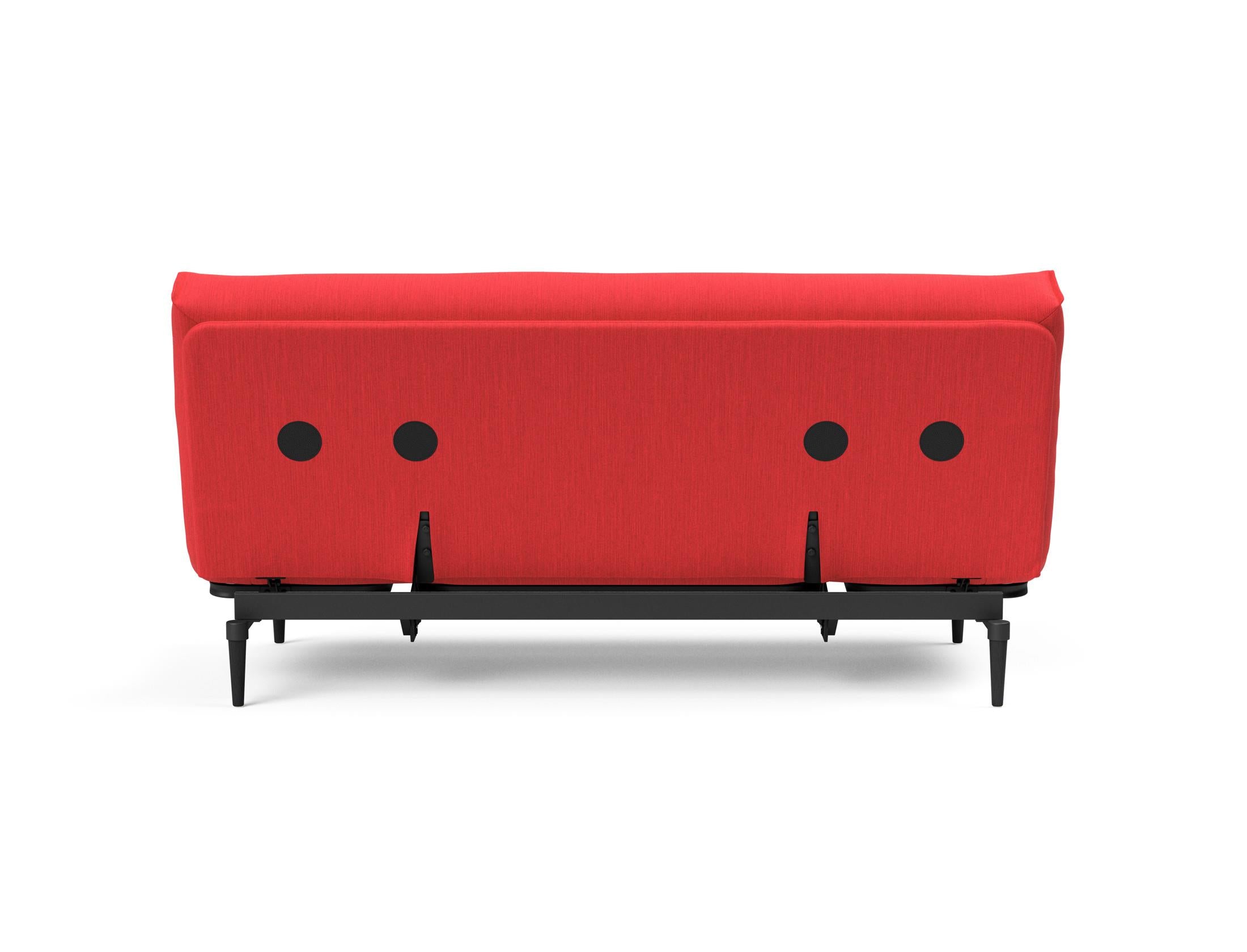 Entdecken Sie das Colpus Bettsofa 140 in Nordic Eiche schwarz von Innovation Living – perfekter Komfort und modernes Design für Ihr Zuhause.