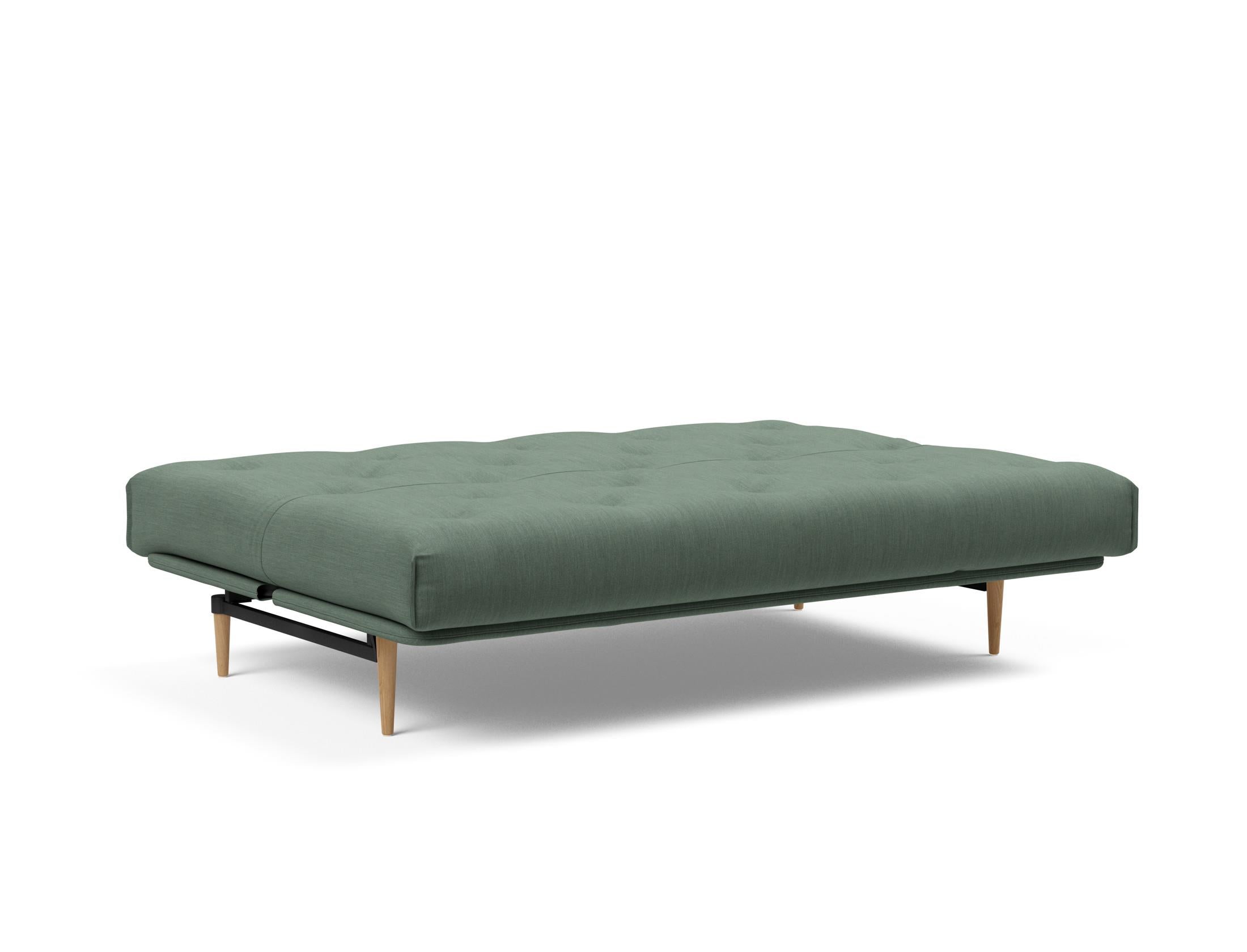 Erleben Sie das Colpus Bettsofa 140 Nordic: Stilvolles Möbelstück mit Soft Spring Matratze und praktischem, abnehmbarem Bezug für höchsten Komfort.