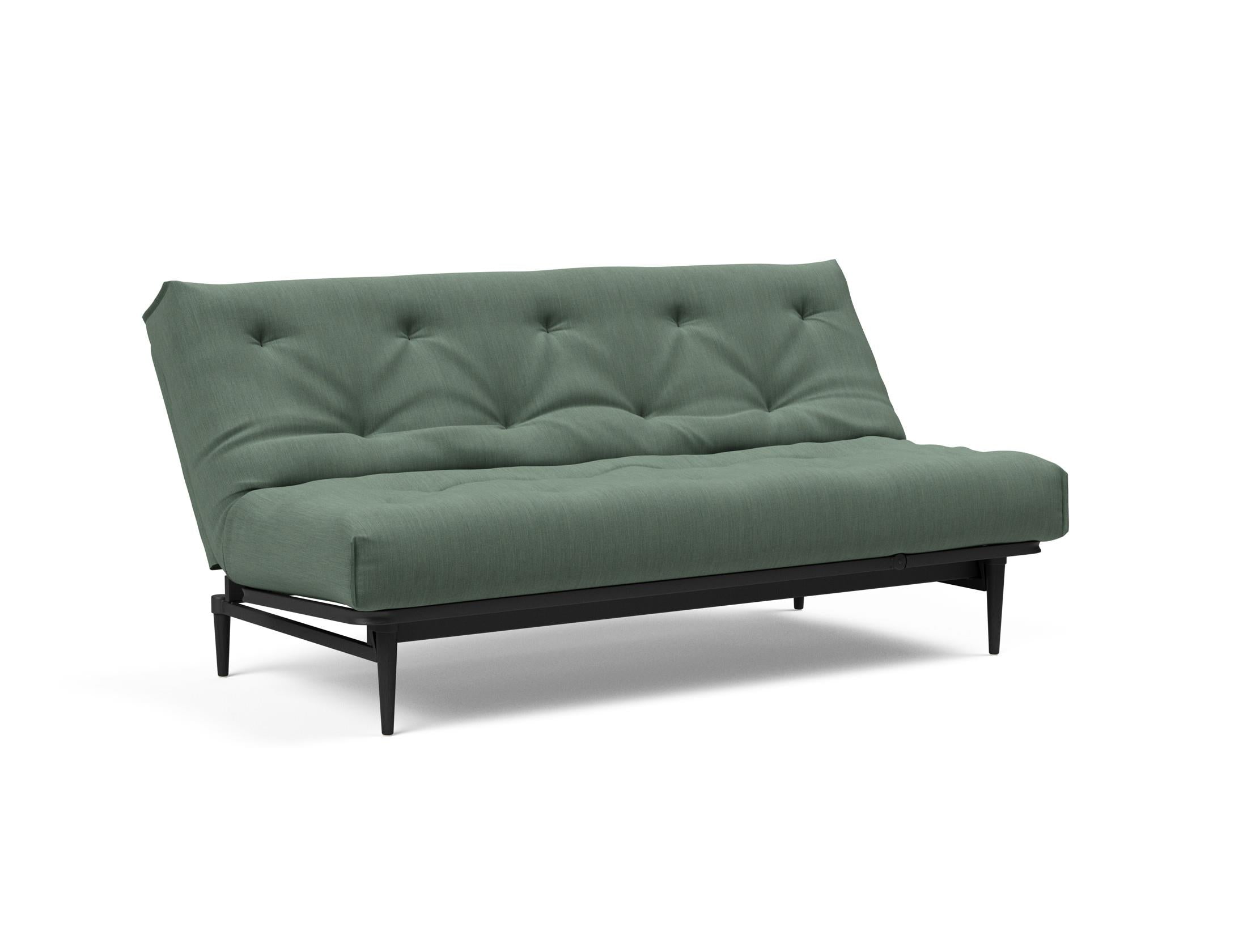 Entdecken Sie das Colpus Bettsofa 140 in Nordic Eiche schwarz von Innovation Living – modernes Design, robuste Bauweise und individuelle Schlaflösungen vereint.