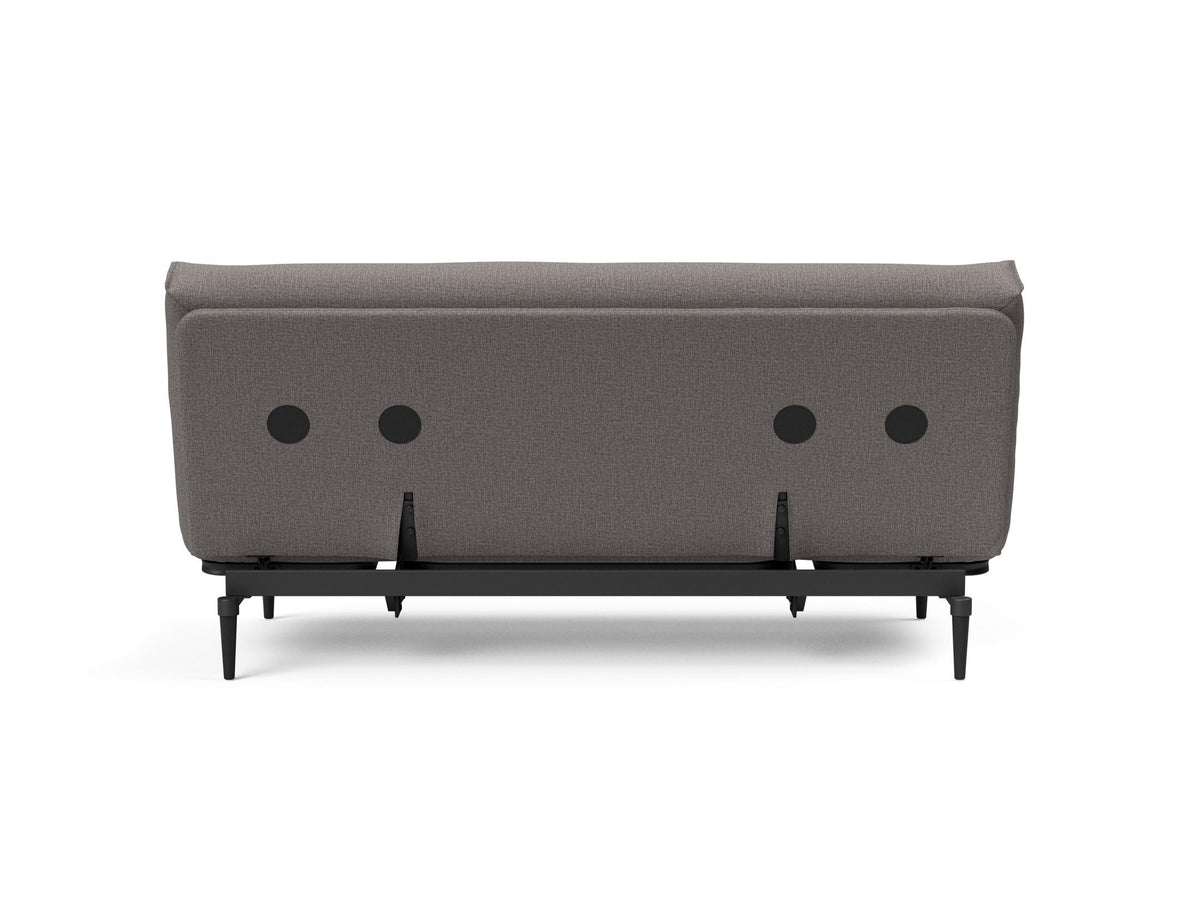 Colpus Bettsofa 140 Nordic Eiche schwarz Soft Spring in 521 Mixed Dance Grey präsentiert im Onlineshop von KAQTU Design AG. Bettsofa ist von Innovation Living
