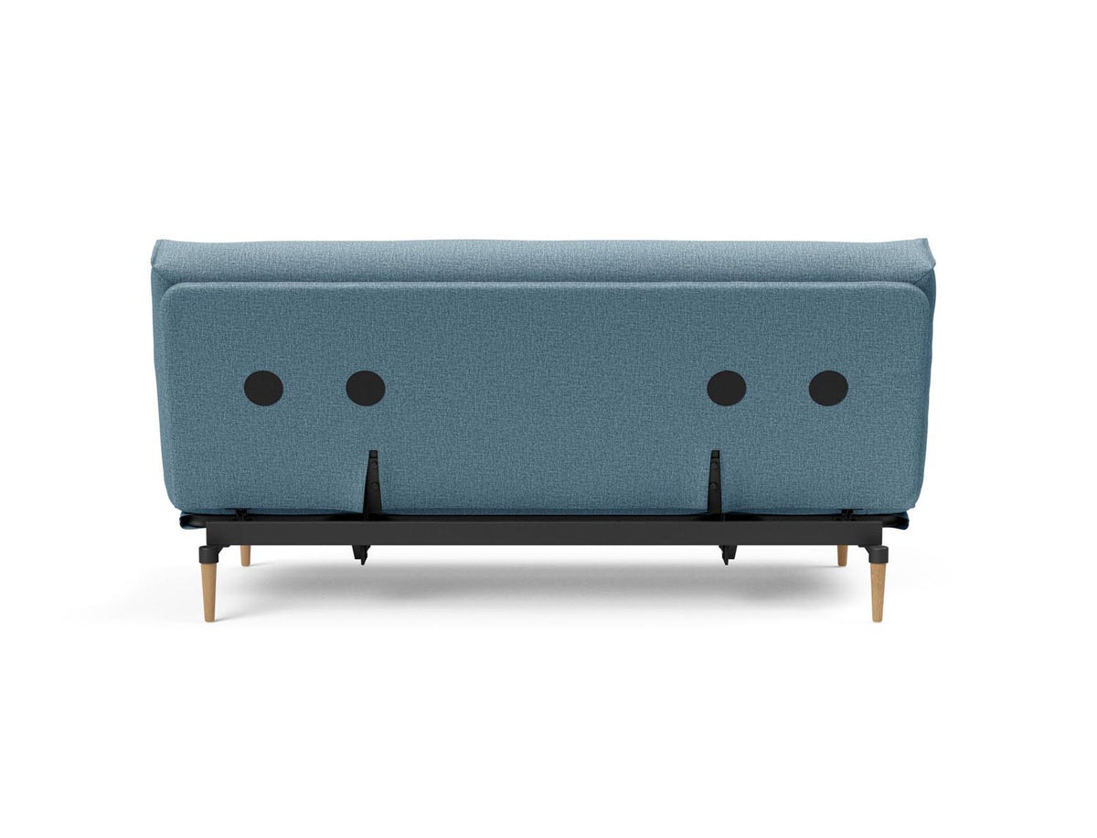 Colpus Bettsofa 140 Nordic mit Gestellbezug Soft Spring in 525 Mixed Dance Light Blue präsentiert im Onlineshop von KAQTU Design AG. Bettsofa ist von Innovation Living