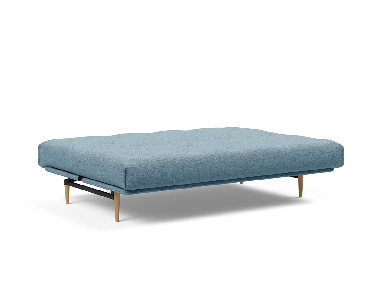 Colpus Bettsofa 140 Nordic mit Gestellbezug Soft Spring in 525 Mixed Dance Light Blue präsentiert im Onlineshop von KAQTU Design AG. Bettsofa ist von Innovation Living