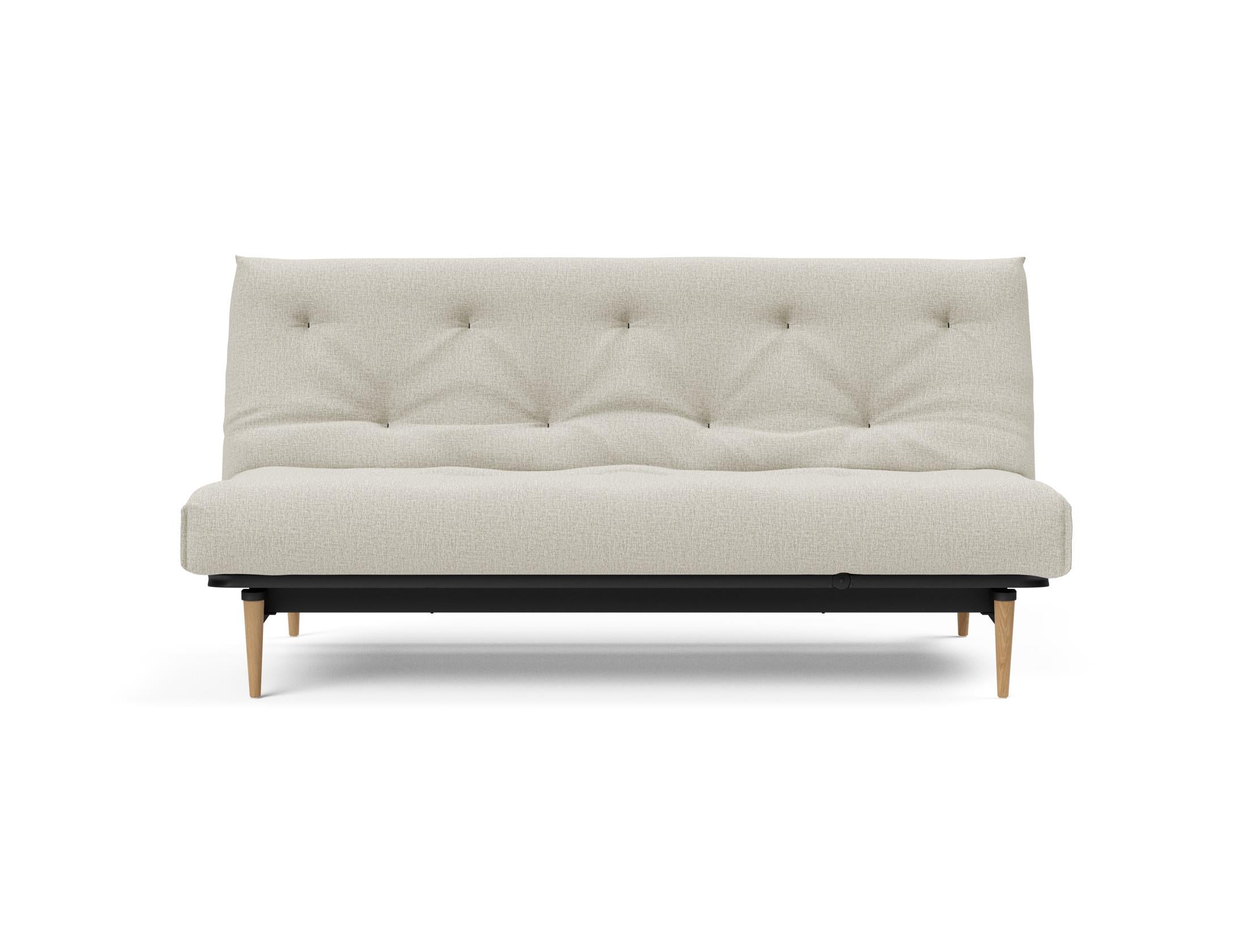 Stylisches Bettsofa Colpus 140 Nordic Soft Spring von Innovation Living, perfekt für kleine Räume und vielseitige Nutzung als Schlafgelegenheit.