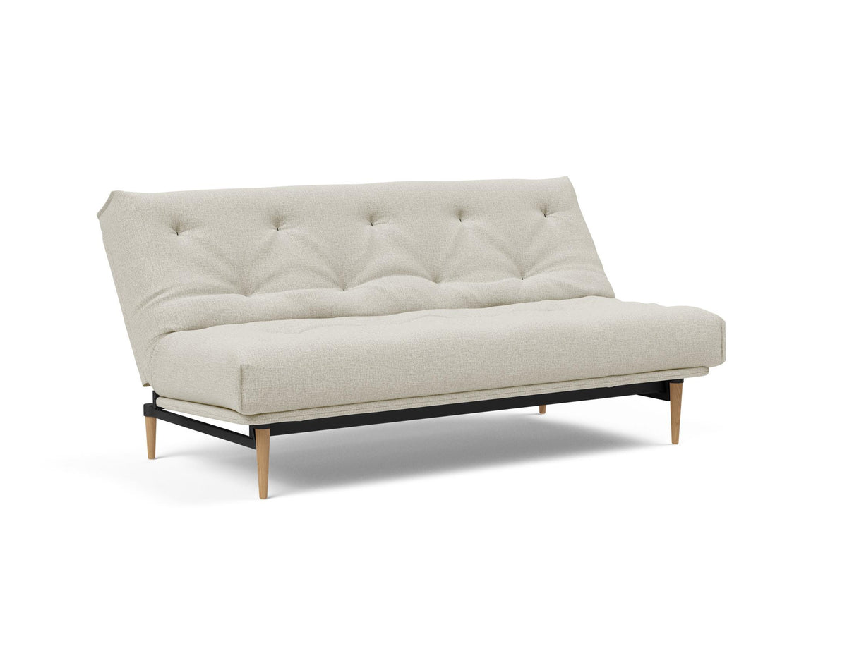Colpus Bettsofa 140 Nordic mit Gestellbezug Soft Spring in 527 Mixed Dance Natural präsentiert im Onlineshop von KAQTU Design AG. Bettsofa ist von Innovation Living