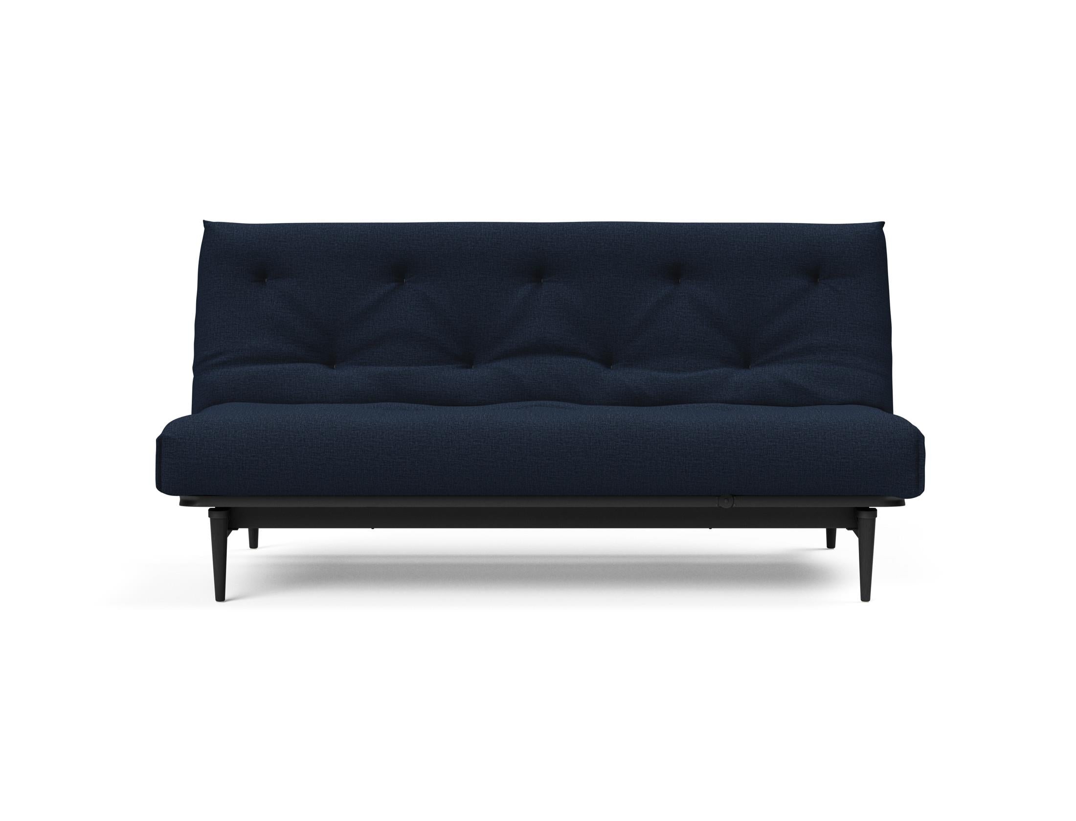 Elegantes Colpus Bettsofa in Nordic Eiche schwarz, vielseitig einsetzbar und perfekt für entspannte Nächte und stilvolle Wohnräume.