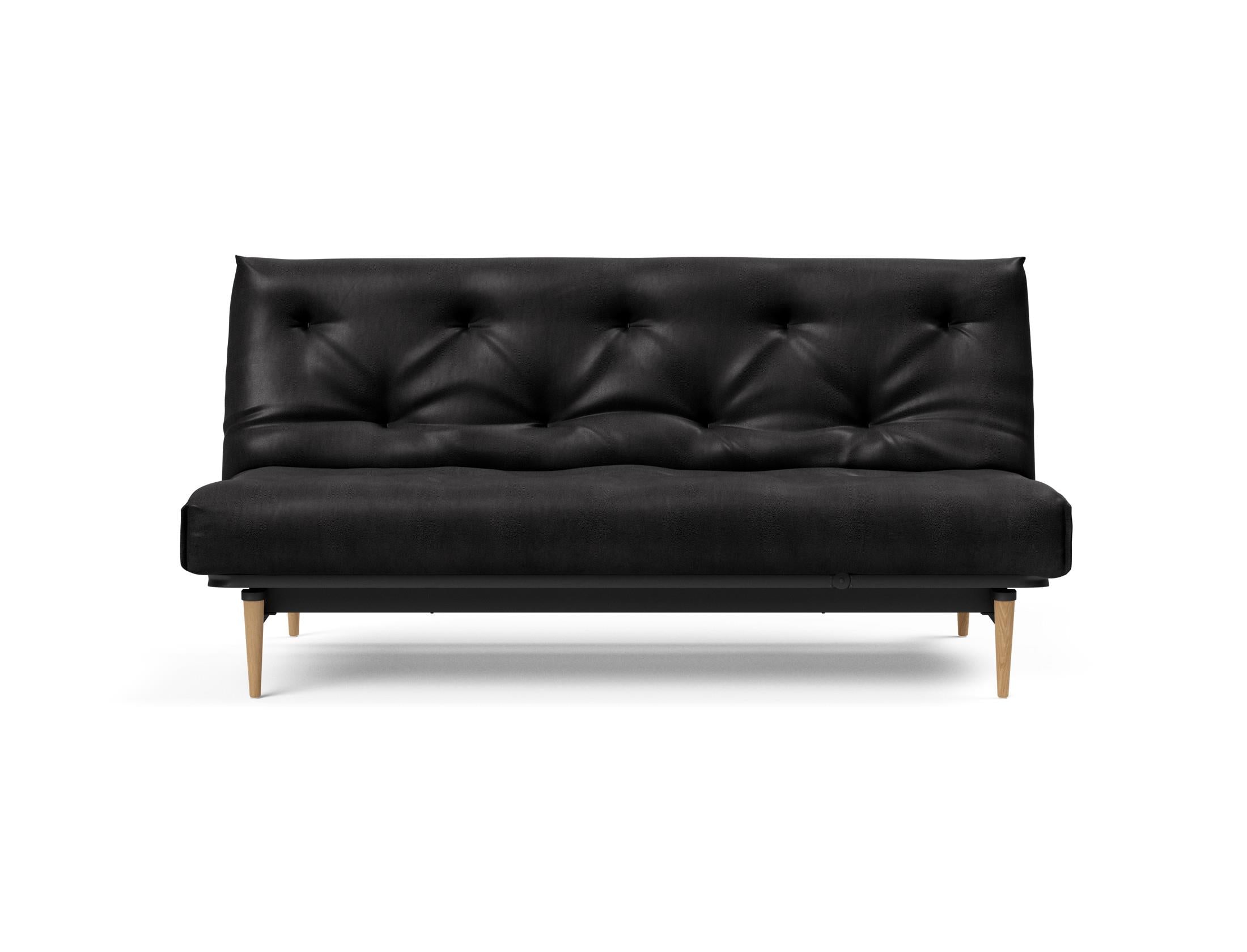 Modernes Colpus Bettsofa 140 Nordic Soft Spring von Innovation Living, ideal für platzsparende Wohnlösungen und entspannte Abende.