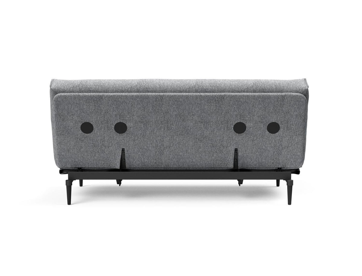 Colpus Bettsofa 140 Nordic Eiche schwarz mit Gestellbezug Soft Spring in 565 Twist Granite präsentiert im Onlineshop von KAQTU Design AG. Bettsofa ist von Innovation Living
