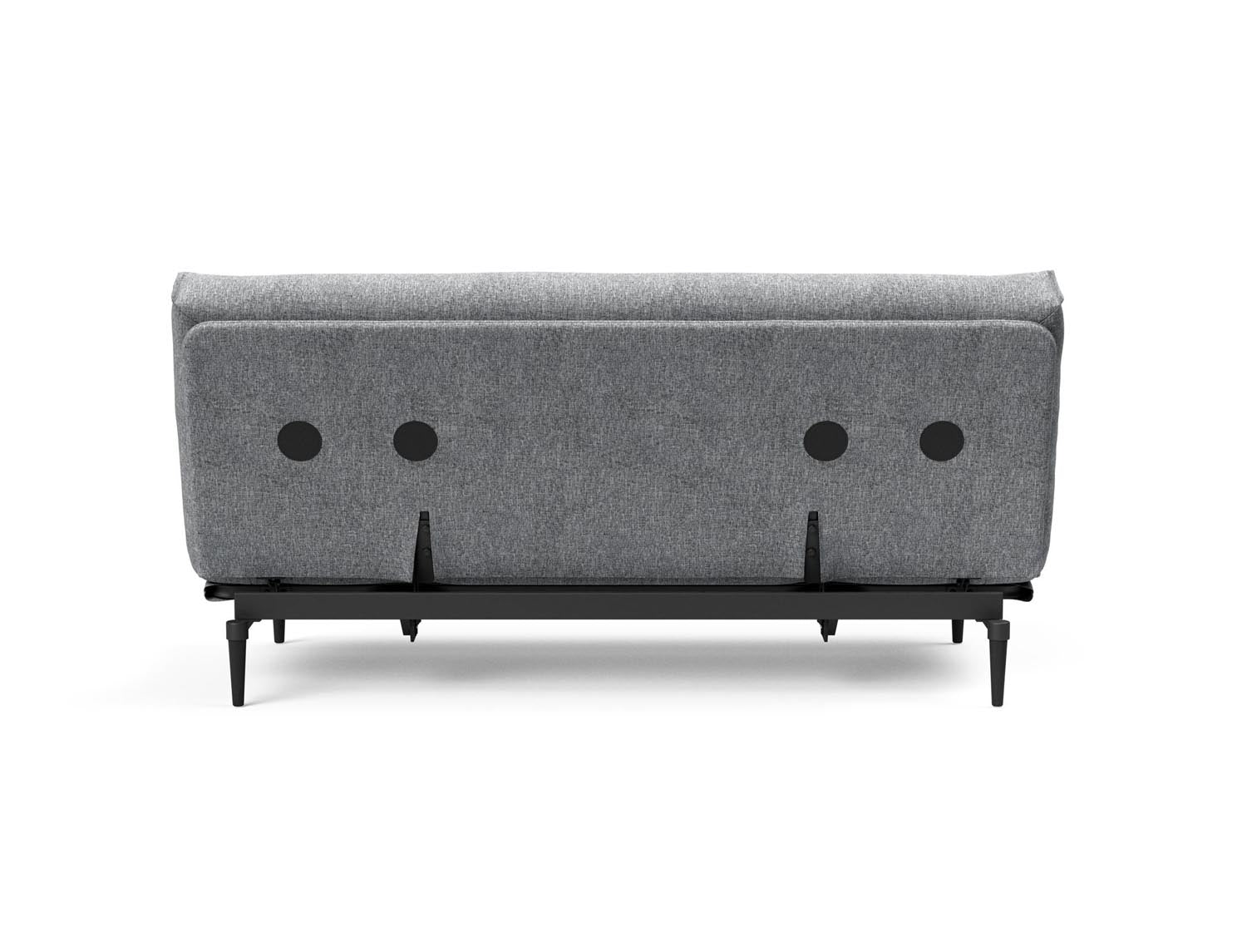 Entdecken Sie das Colpus Bettsofa 140 in Nordic Eiche schwarz – stilvolles Design, weiche Federkernmatratze und abnehmbarer Bezug für optimalen Komfort.