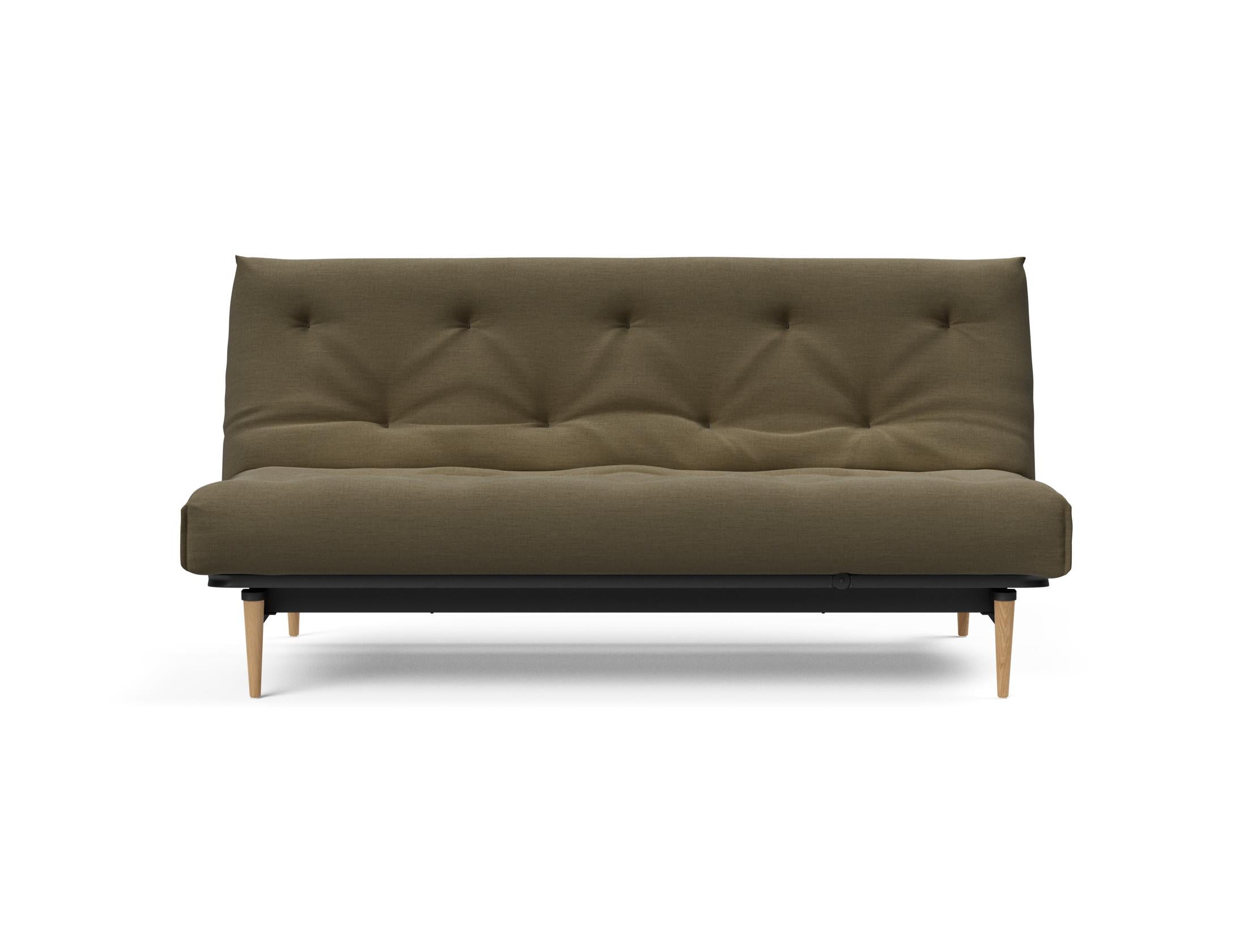 Stylisches Colpus Bettsofa 140 Nordic Soft Spring von Innovation Living, perfekt für gemütliche Nächte und modernes Interieur.