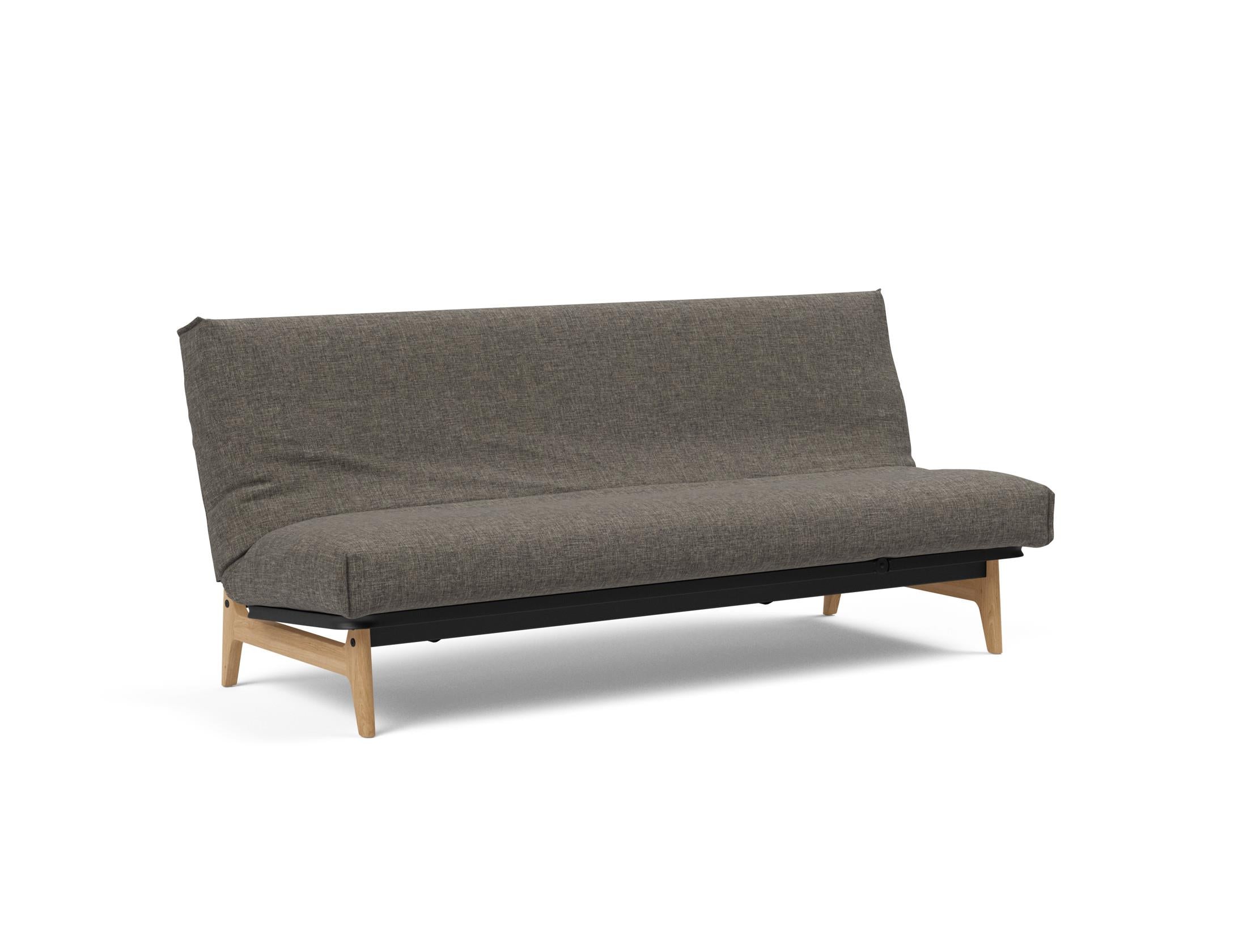 Entdecken Sie das Aslak 120 Bettsofa Nordic Cover Soft Spring von Innovation Living – stilvolles skandinavisches Design trifft auf hohen Schlafkomfort und praktische Nutzung.