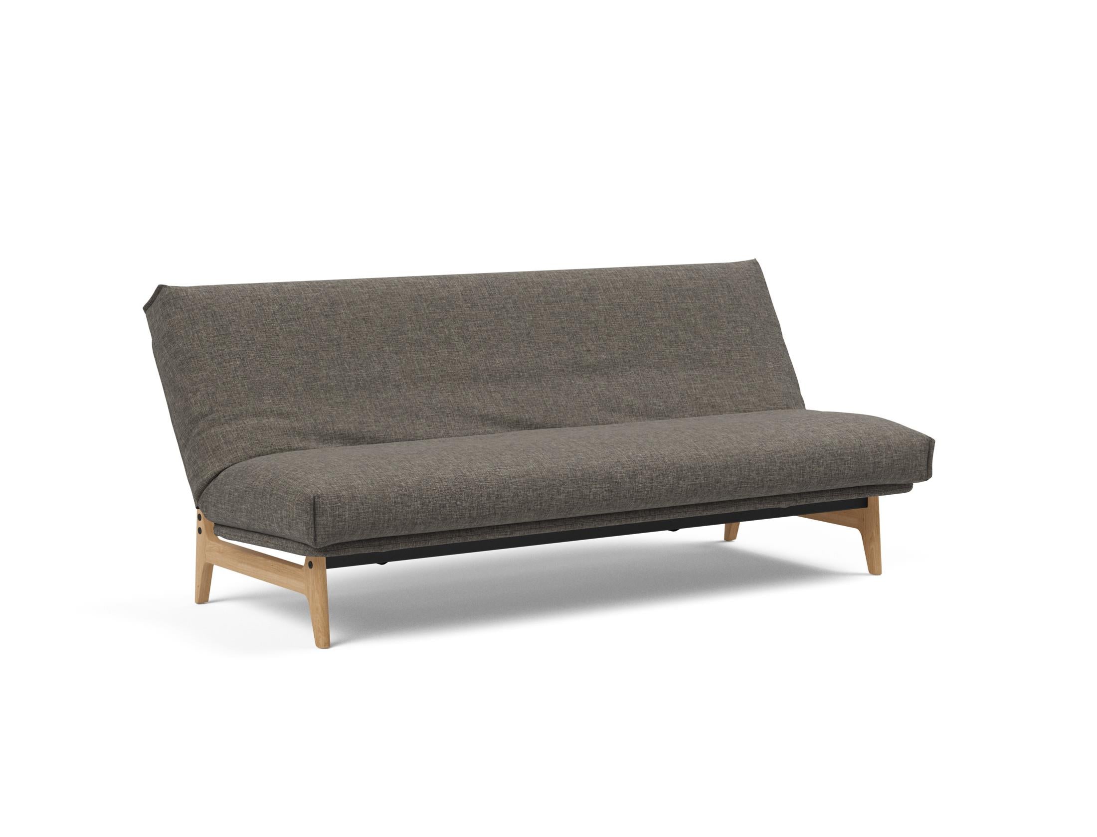 Erleben Sie das Aslak 120 Bettsofa Nordic Cover: skandinavische Eleganz, unvergleichlicher Komfort mit Soft Spring-Matratze und umweltfreundlicher Langlebigkeit.