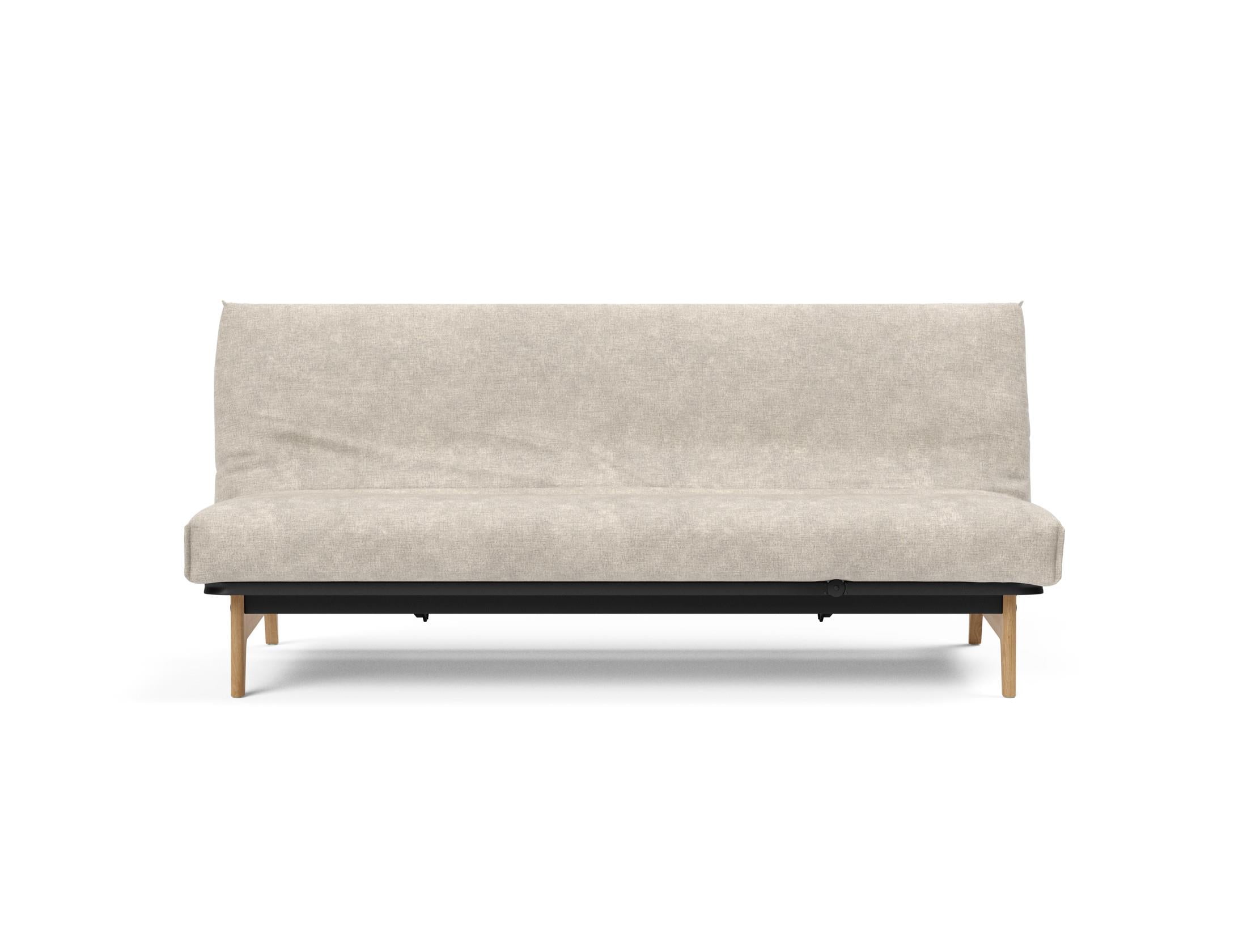 Entdecken Sie das Aslak 120 Bettsofa Nordic Cover Soft Spring von Innovation Living – stilvolles Design trifft auf höchsten Schlafkomfort.