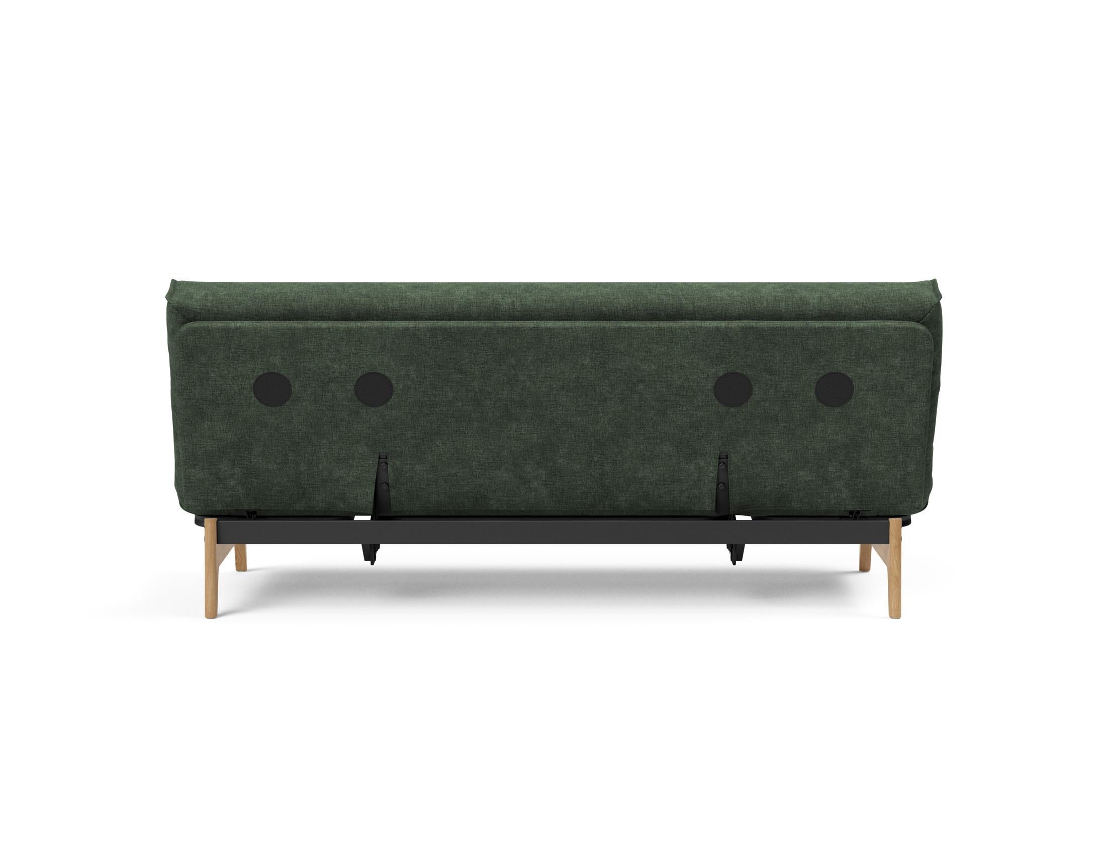 Erleben Sie das Aslak 120 Bettsofa Nordic Cover Soft Spring – eine stilvolle Kombination aus skandinavischem Design und herausragendem Schlafkomfort.