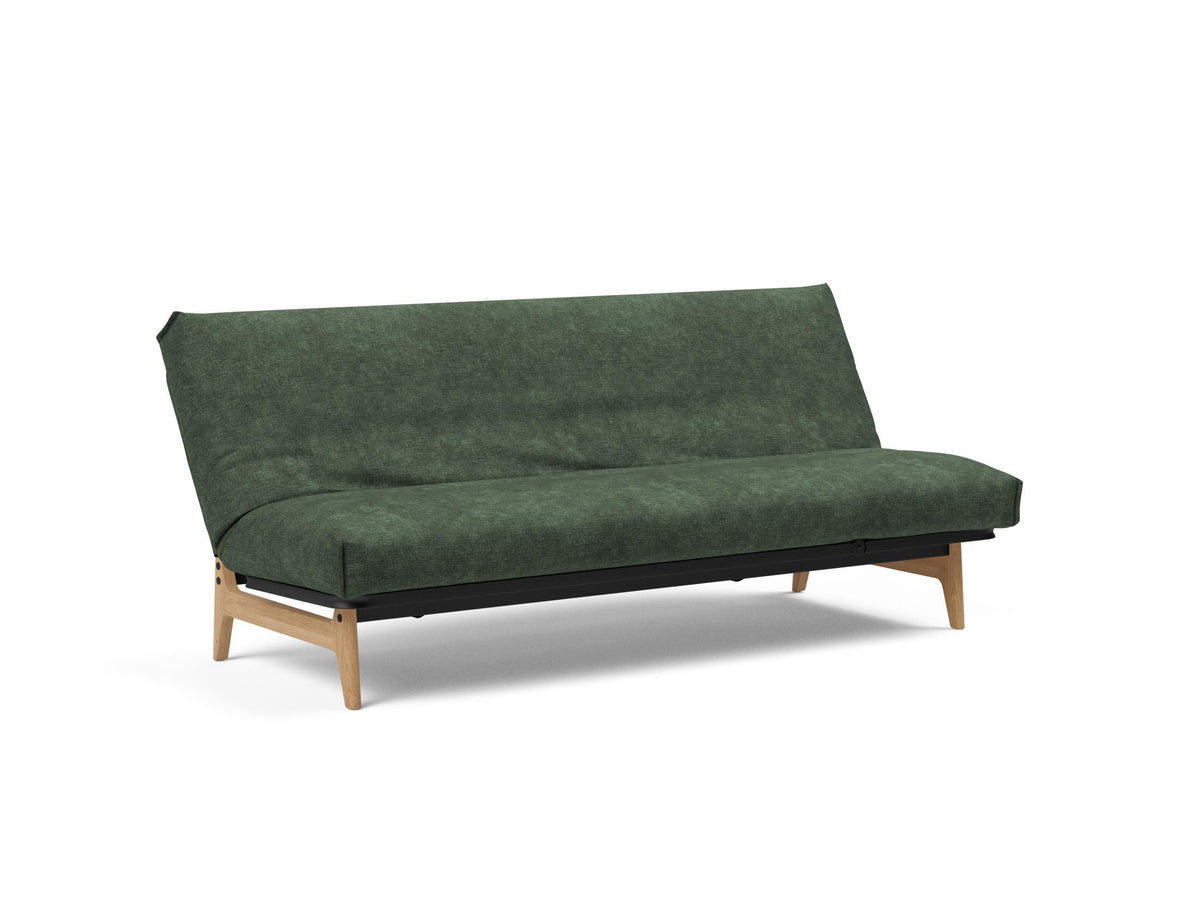 Aslak 120 Bettsofa Nordic Cover Soft Spring in 281 Avella Pine Green präsentiert im Onlineshop von KAQTU Design AG. Bettsofa ist von Innovation Living