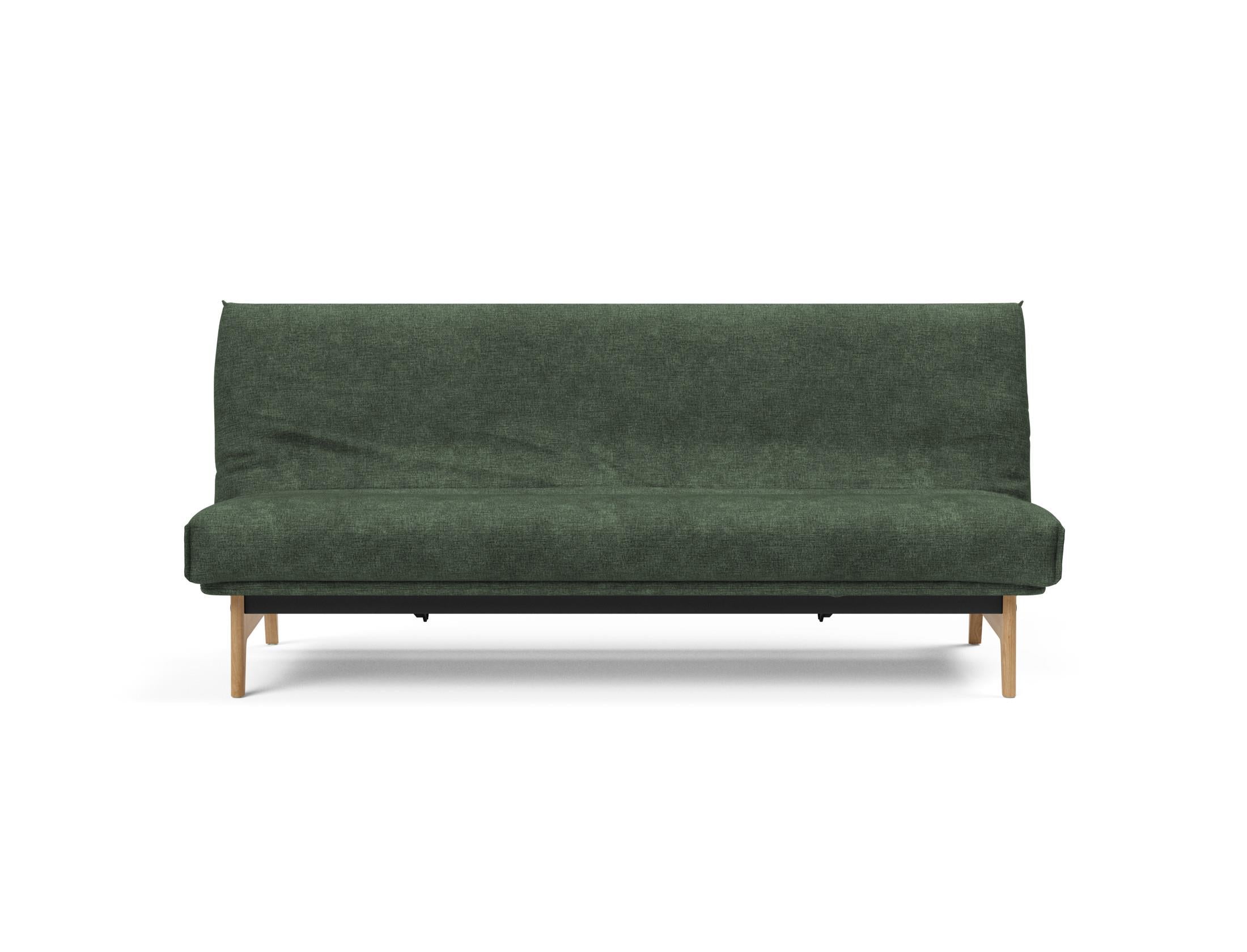 Entdecken Sie das Aslak 120 Bettsofa Nordic Cover: minimalistisches Design, außergewöhnlicher Komfort mit Soft Spring-Matratze und nachhaltiger Qualität.
