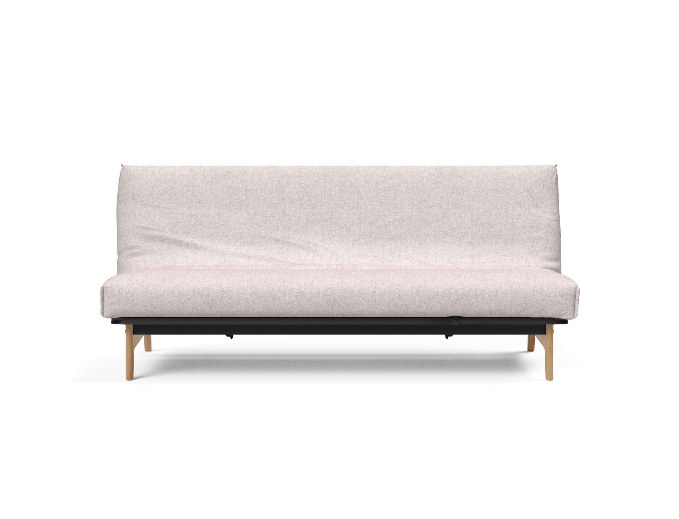 Entdecken Sie das Aslak 120 Bettsofa Nordic Cover: minimalistisches Design, außergewöhnlicher Komfort mit Soft Spring-Matratze und nachhaltiger Qualität.