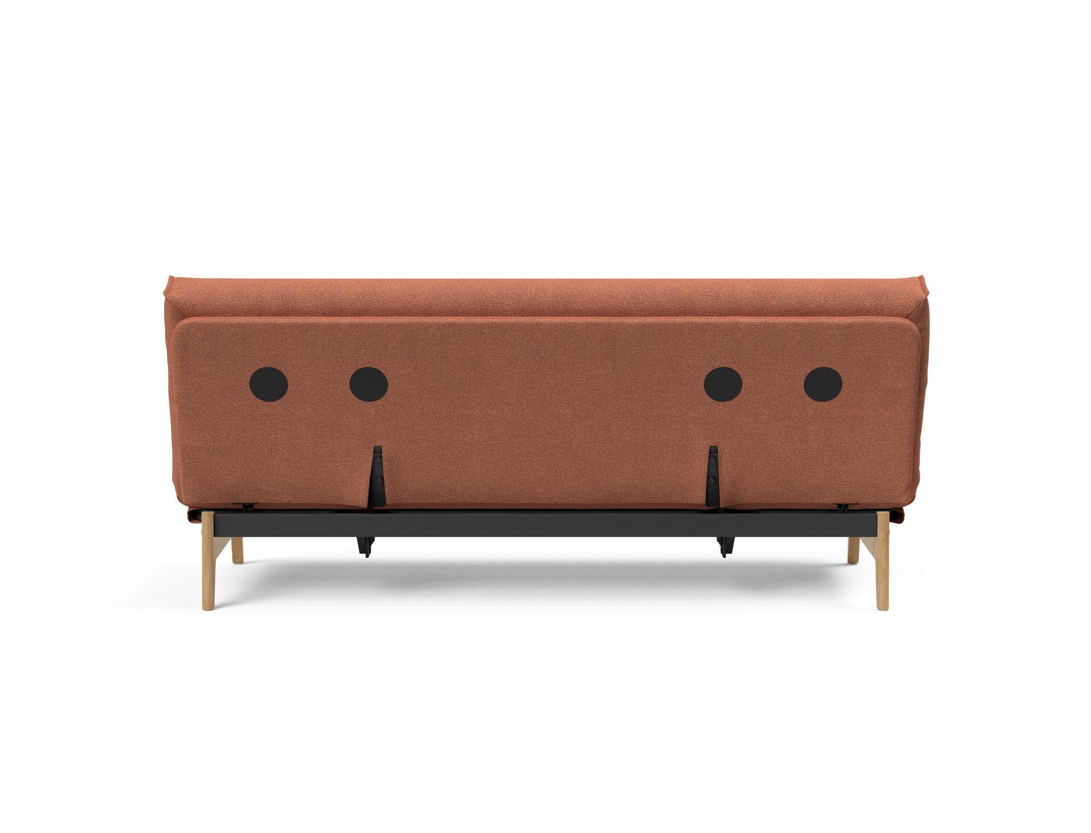 Erleben Sie das Aslak 120 Bettsofa Nordic Cover Soft Spring von Innovation Living – eine perfekte Kombination aus modernem Stil und optimalem Schlafkomfort.