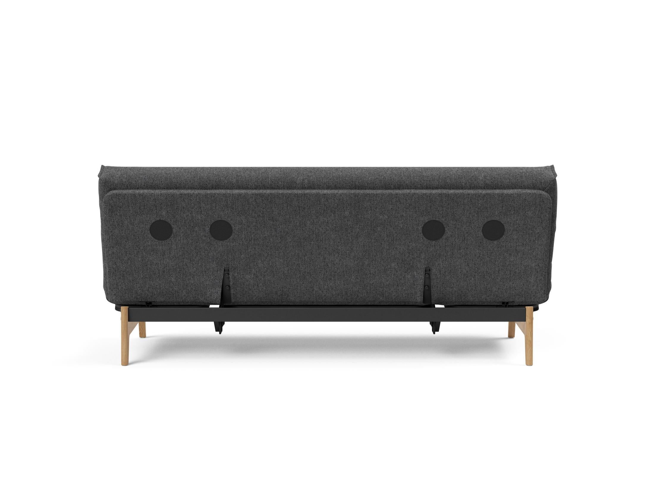 Erleben Sie das Aslak 120 Bettsofa Nordic Cover Soft Spring von Innovation Living – eine perfekte Kombination aus modernem Stil und optimalem Schlafkomfort.
