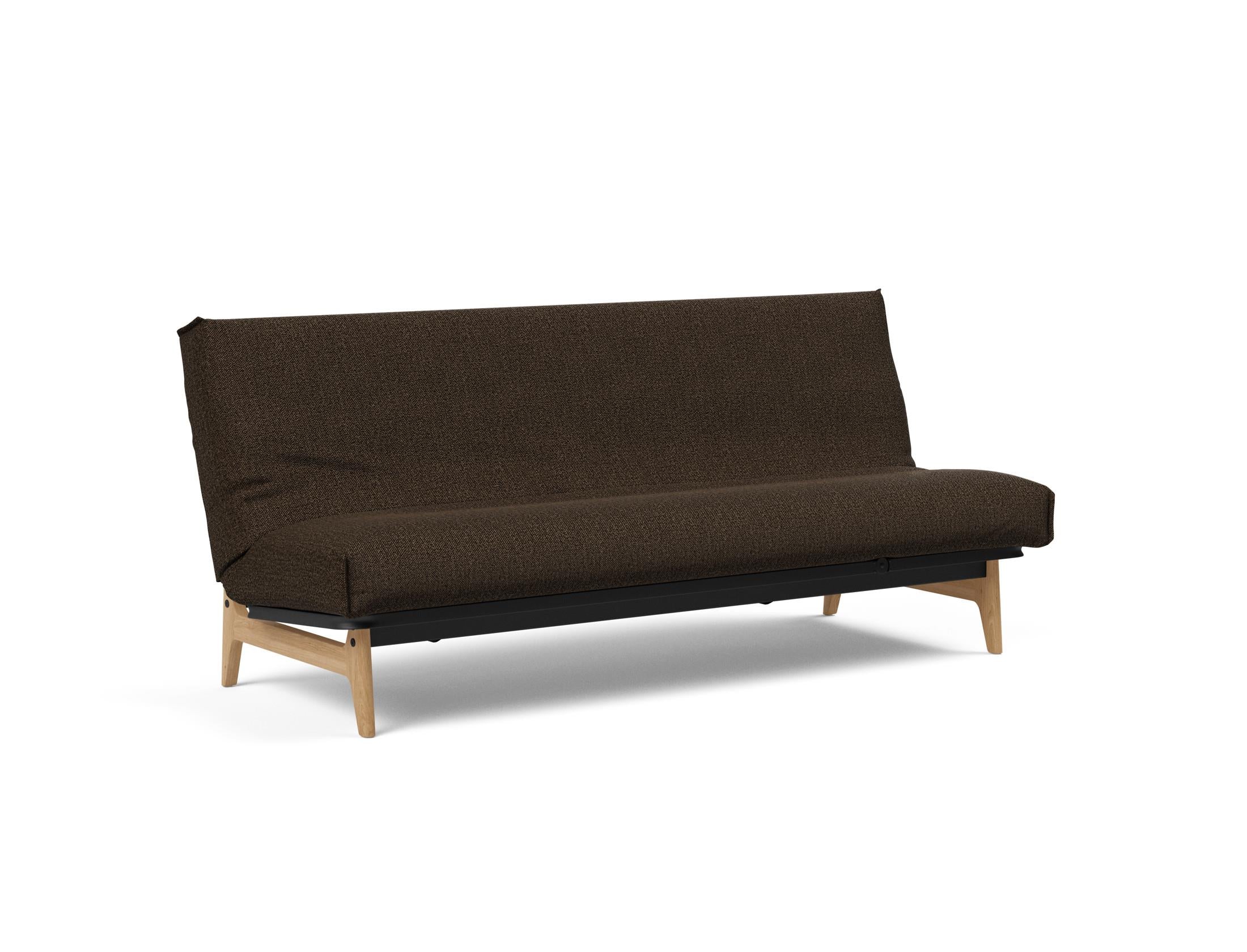 Erleben Sie das Aslak 120 Bettsofa Nordic Cover Soft Spring von Innovation Living – eine perfekte Kombination aus modernem Stil und optimalem Schlafkomfort.