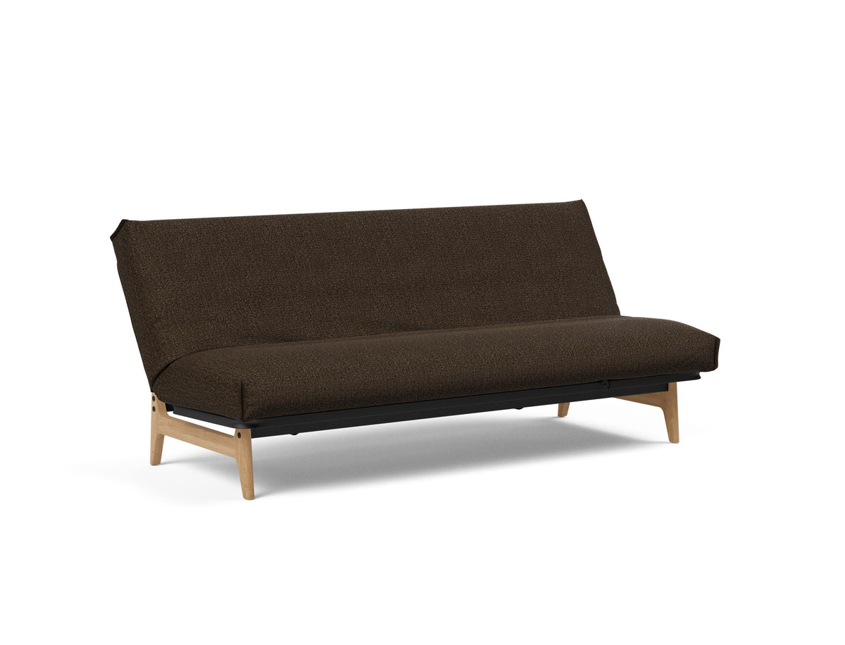 Aslak 120 Bettsofa Nordic Cover Soft Spring in 358 Taura Chocco präsentiert im Onlineshop von KAQTU Design AG. Bettsofa ist von Innovation Living