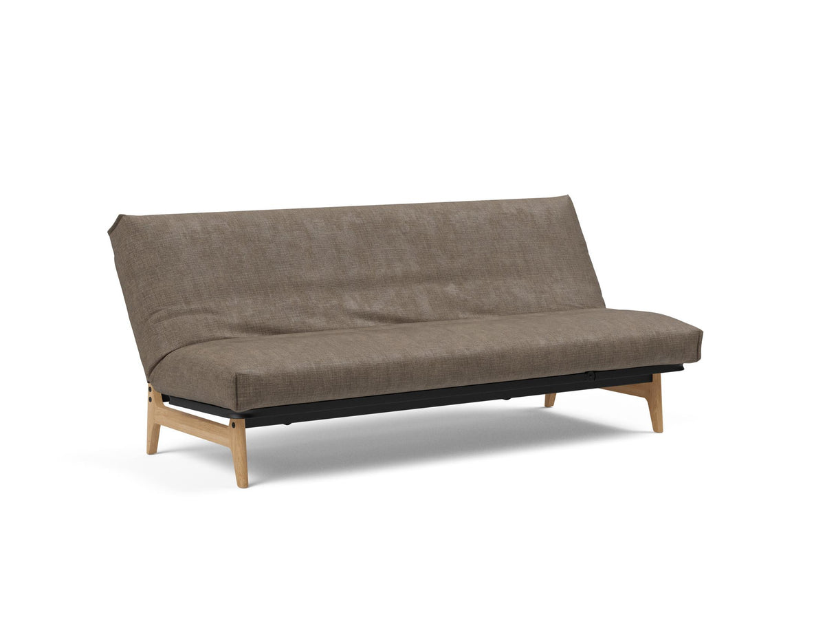 Aslak 120 Bettsofa Nordic Cover Soft Spring in 411 Esina Cedar Brown präsentiert im Onlineshop von KAQTU Design AG. Bettsofa ist von Innovation Living