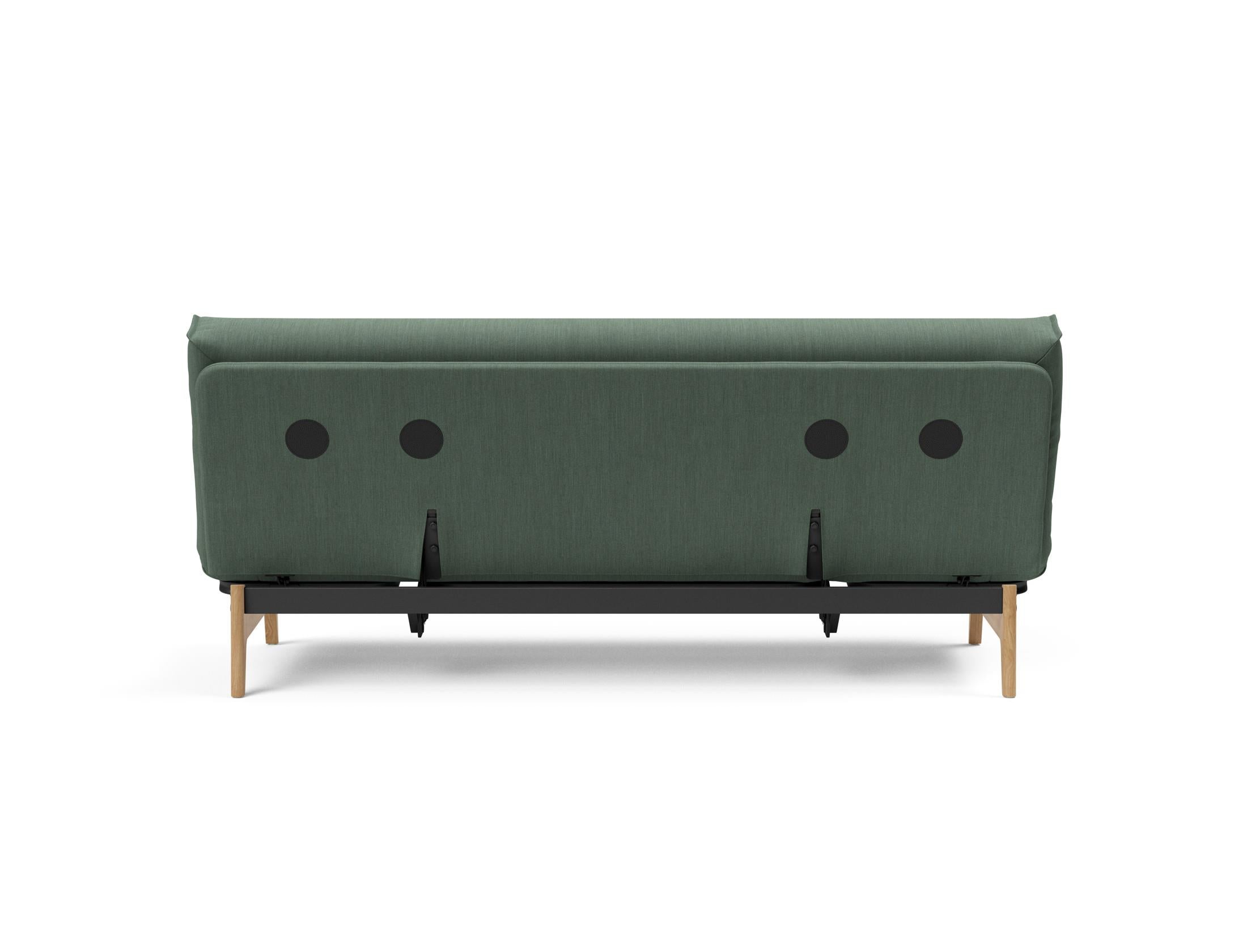 Erleben Sie das Aslak 120 Bettsofa Nordic Cover Soft Spring von Innovation Living – eine perfekte Kombination aus modernem Stil und optimalem Schlafkomfort.