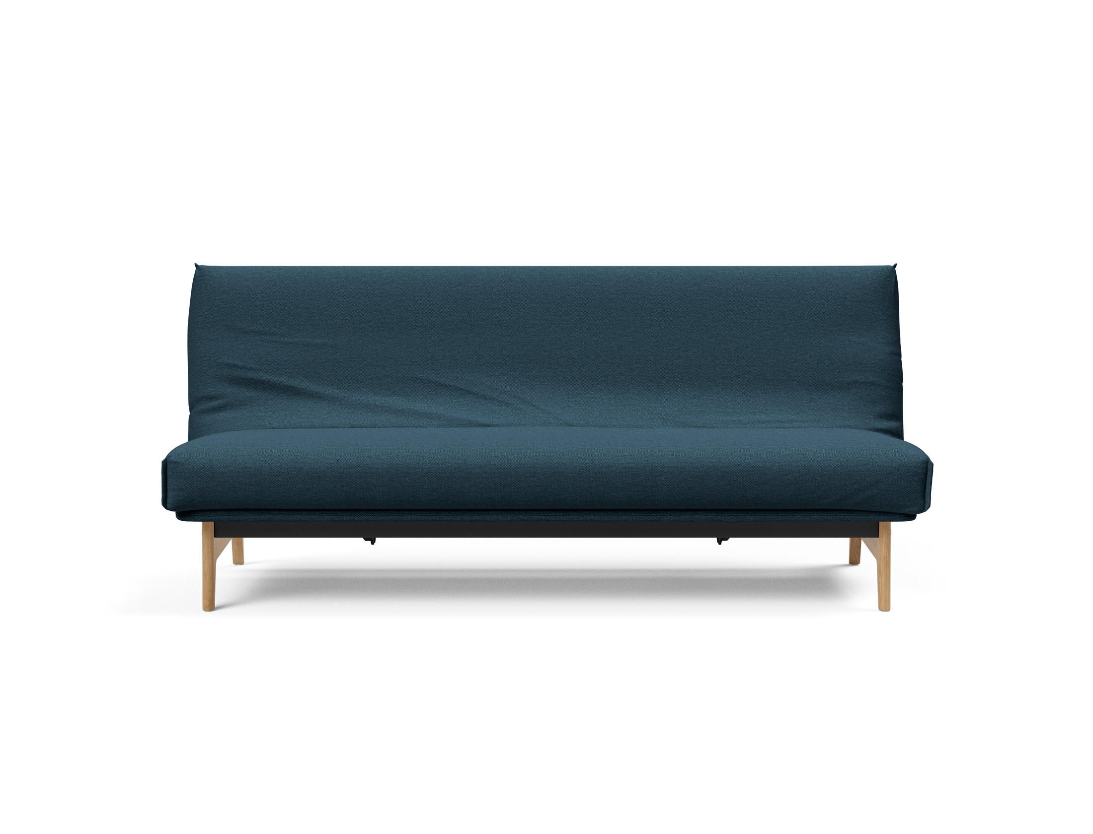 Aslak 120 Bettsofa Nordic Cover mit Gestellbezug Soft Spring
