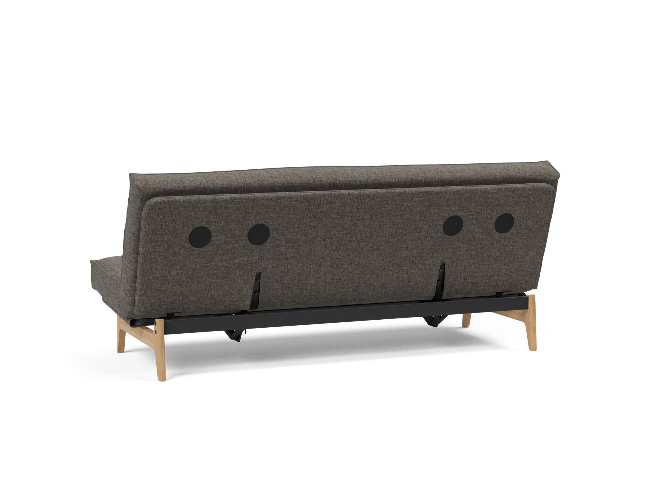 Entdecken Sie das Aslak 120 Bettsofa mit Soft Spring-Matratze – minimalistisches Design, herausragender Komfort und nachhaltige Qualität für jeden Raum.