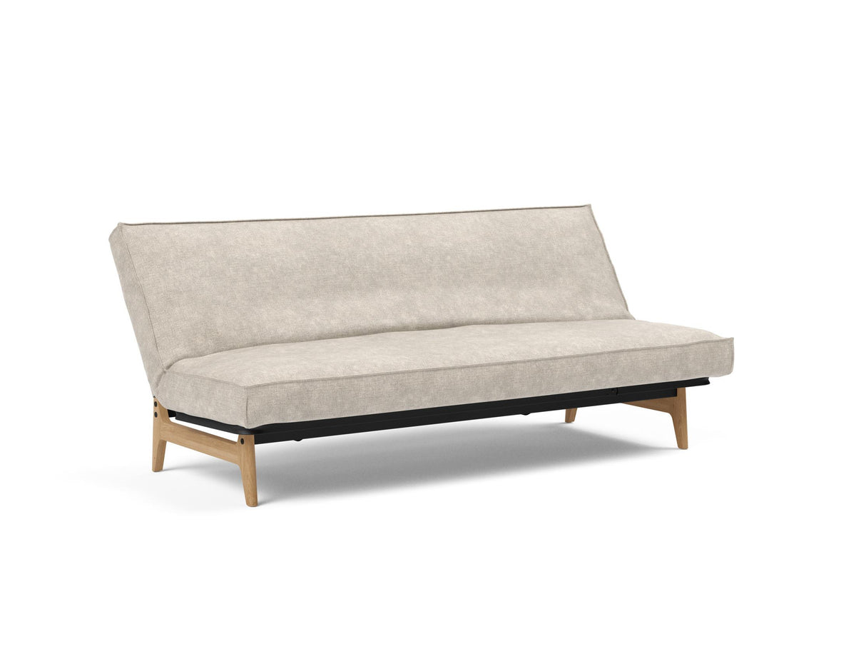 Aslak 120 Bettsofa Sharp Plus Cover Soft Spring in 280 Avella Sand präsentiert im Onlineshop von KAQTU Design AG. Bettsofa ist von Innovation Living