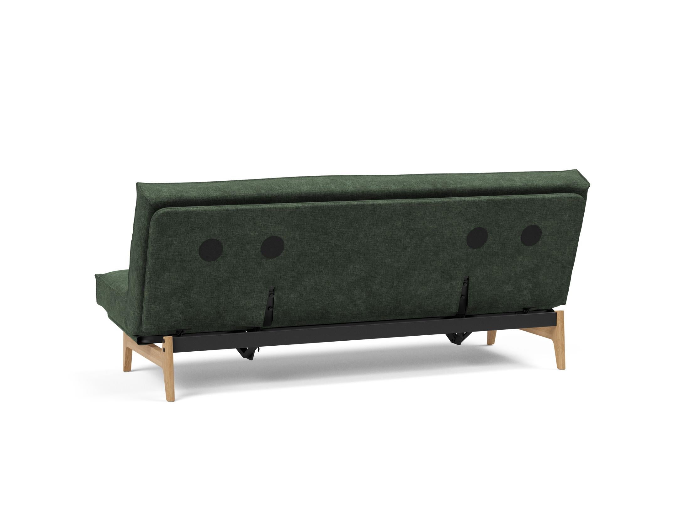 Entdecken Sie das Aslak 120 Bettsofa mit Soft Spring-Matratze – minimalistisches Design, herausragender Komfort und nachhaltige Qualität für jeden Raum.