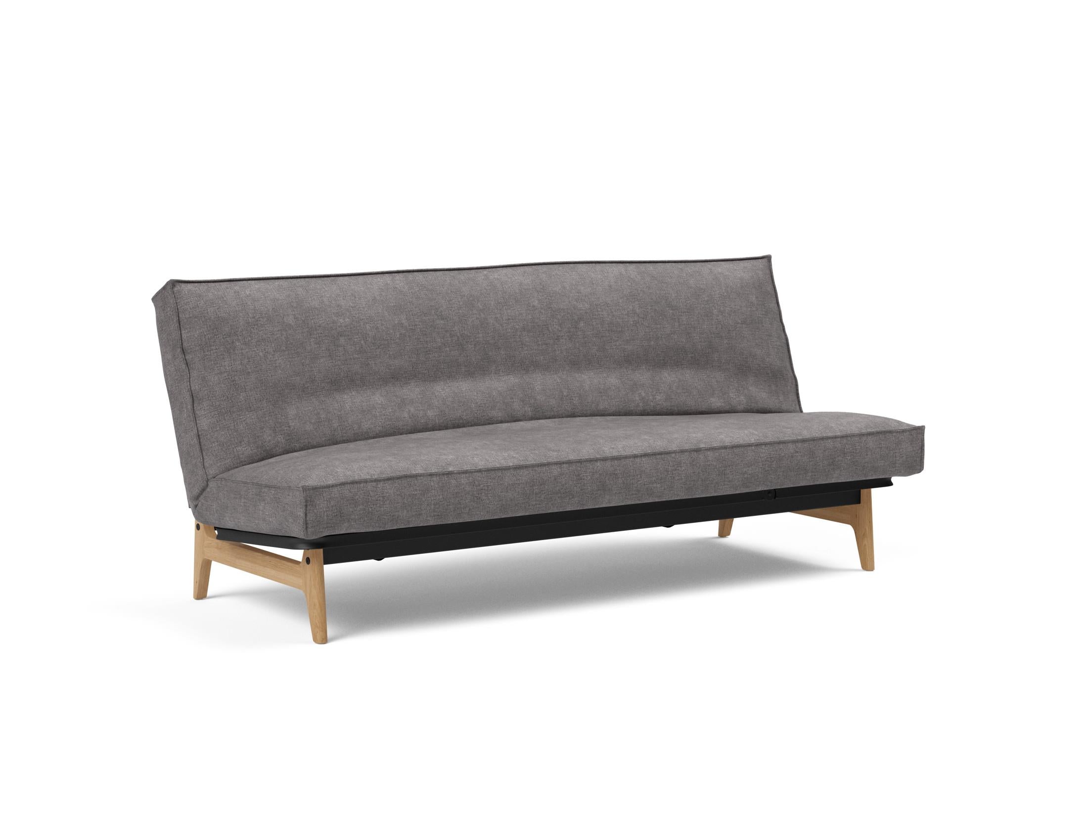 Entdecken Sie das Aslak 120 Bettsofa mit elegantem Sharp Plus Bezug und innovativem Soft Spring – ideal für gemütliche Nächte und modernes Wohndesign.